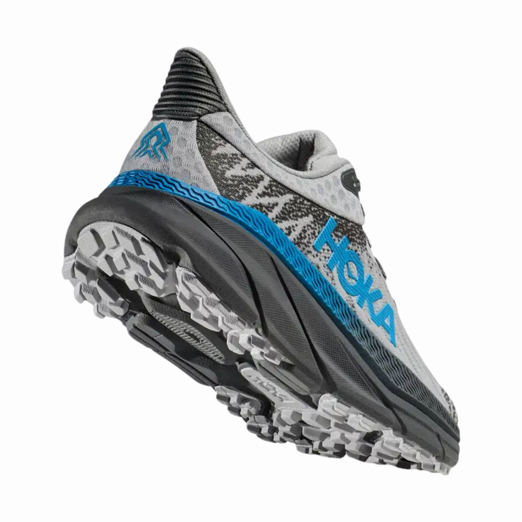 HOKA Women's Challenger 7 Trail Running Shoes - Stardust/Asteroid Micro Perforated Vamp Classic Touch