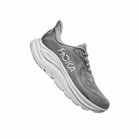 Shock Resistance Sleek Option HOKA Women's Clifton 10 Running Shoes - Stellar Grey / Galactic Grey