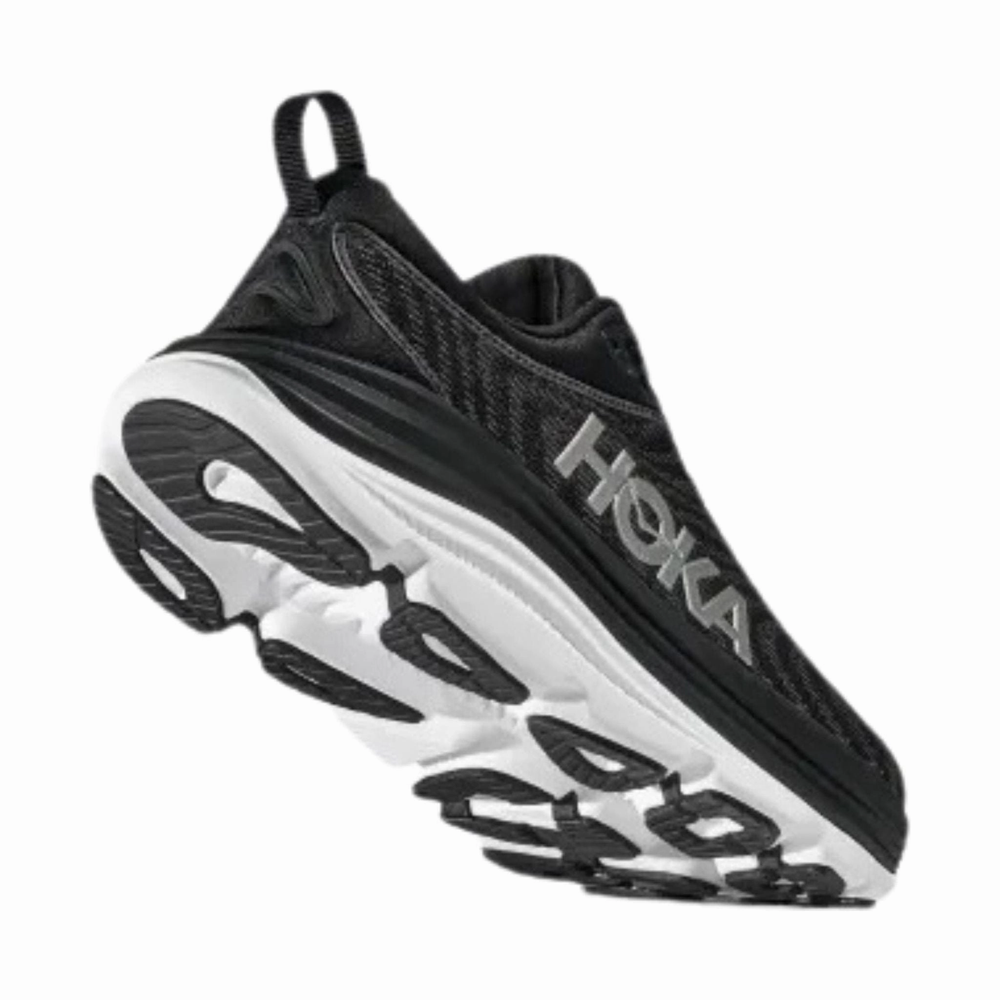 HOKA Women's Gaviota 5 Running Shoes - Black/White Comfortable Use