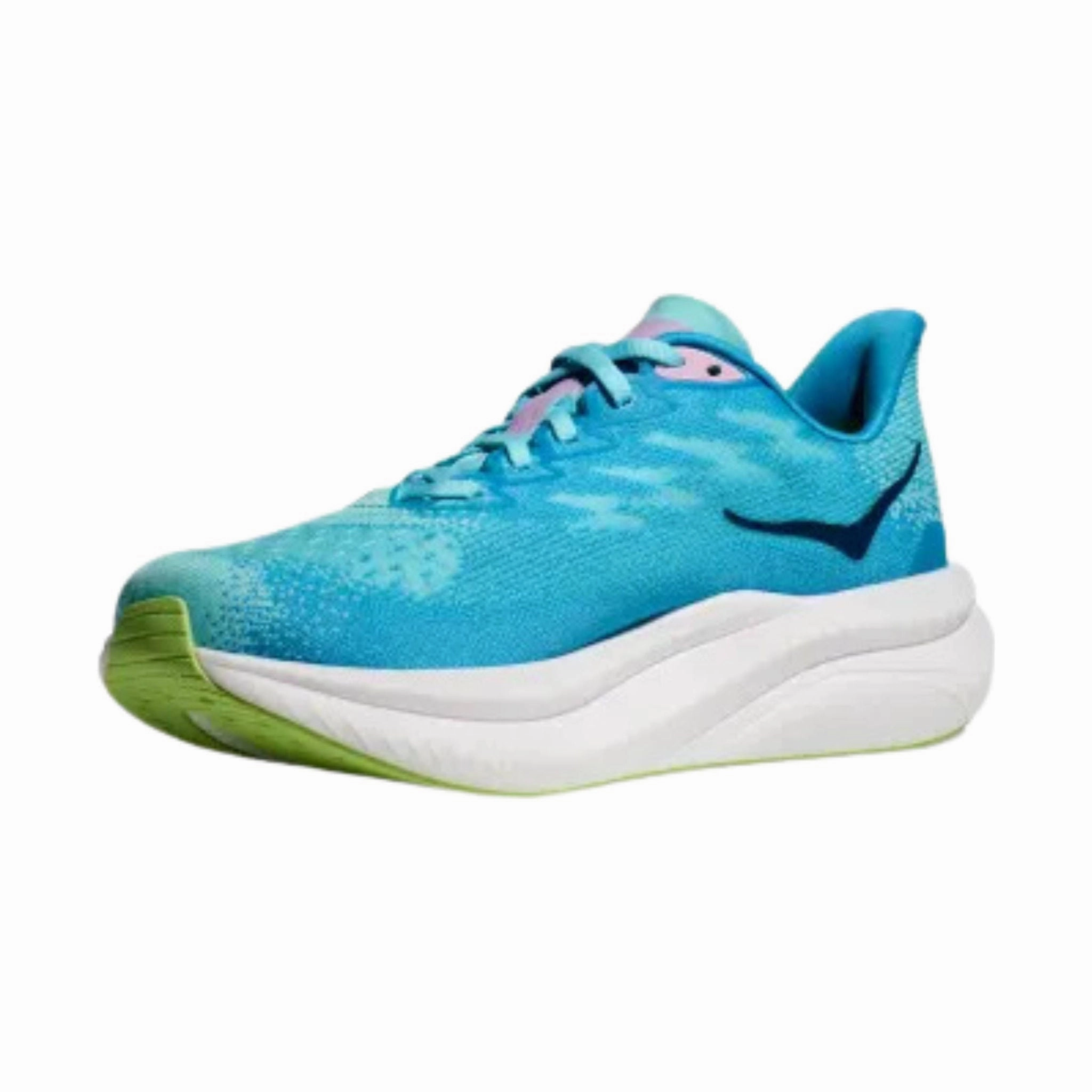Non Marking Tread HOKA Women's Mach 6 Running Shoes - Cloudless/Waterpark