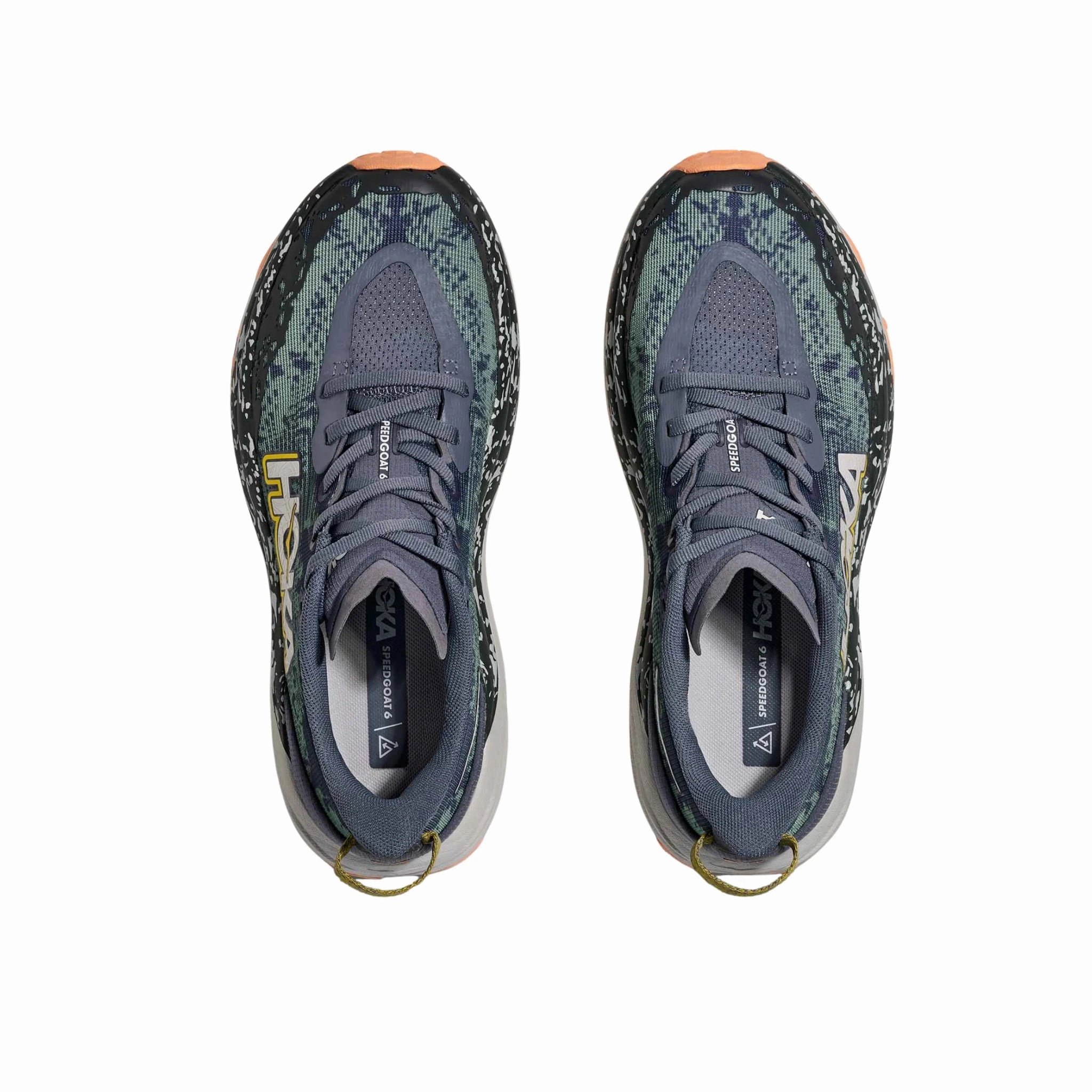 Fashion Essential Treaded Sole HOKA Women's Speed Goat 6 Trail Running Shoes - Grey Skies/Cosmic Grey