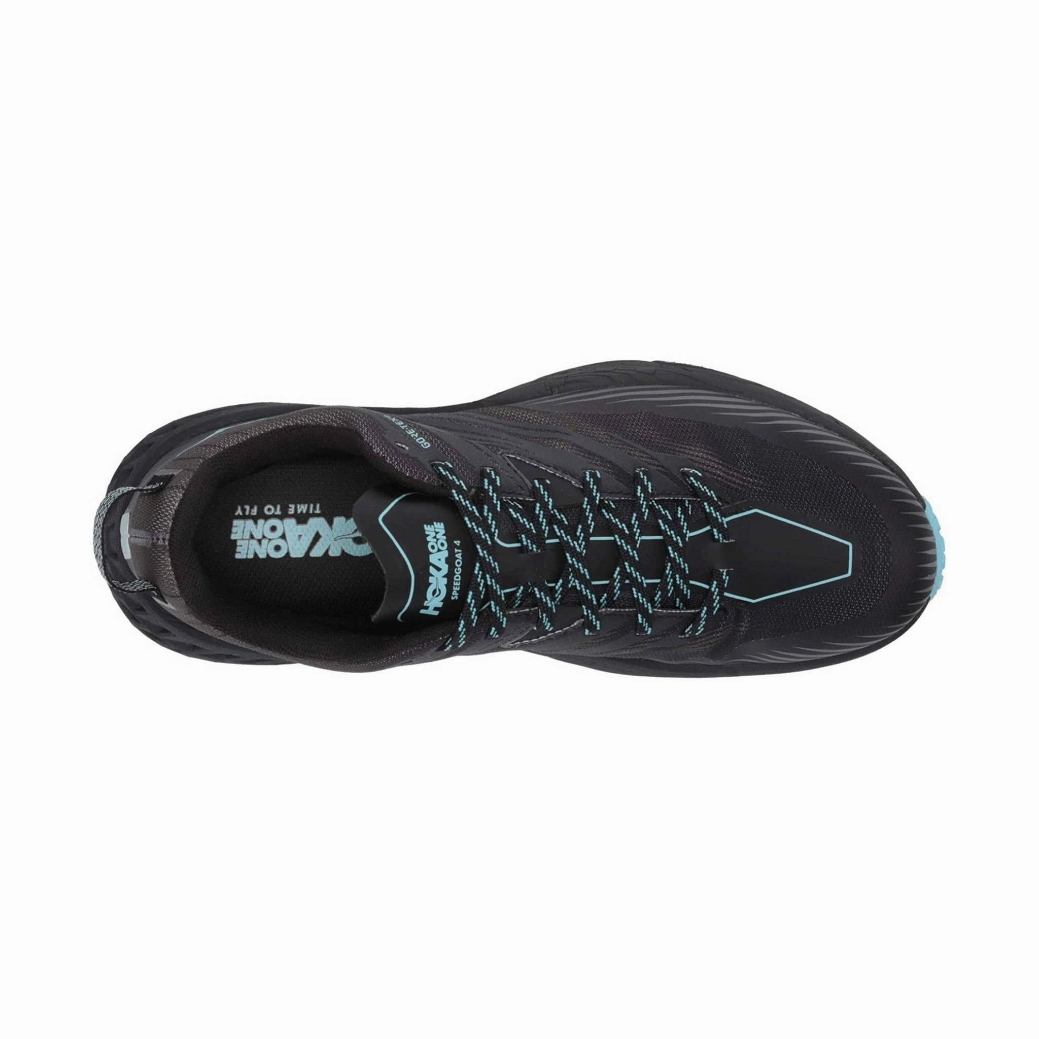 HOKA Women's Speedgoat 4 GTX - Anthracite/Dark Gull Grey Blister Free Edge