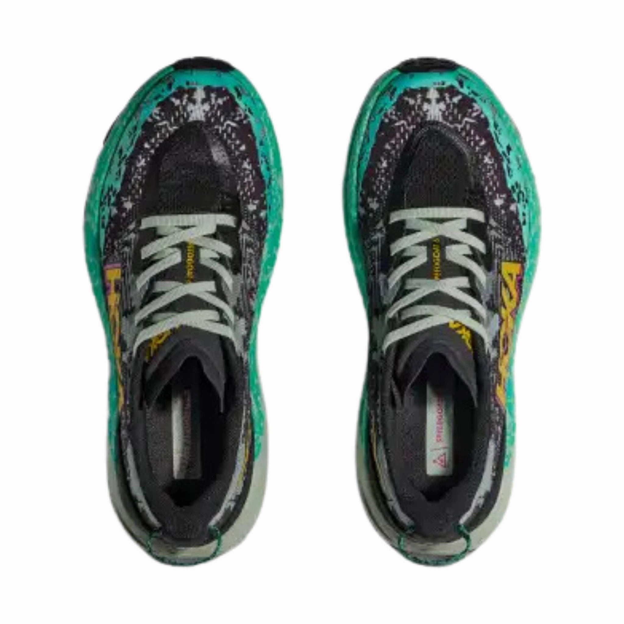 HOKA Women's Speedgoat 6 Trail Running Shoes - Black/ Aloe Vera Urban Stylewear