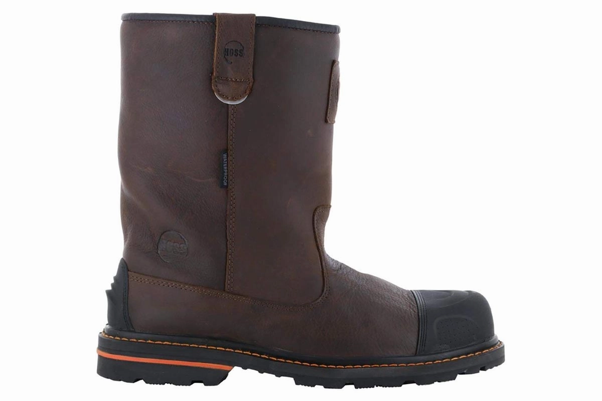 Hoss Cartwright Soft Toe Wellington Boot Seamless Comfort Snowy Path