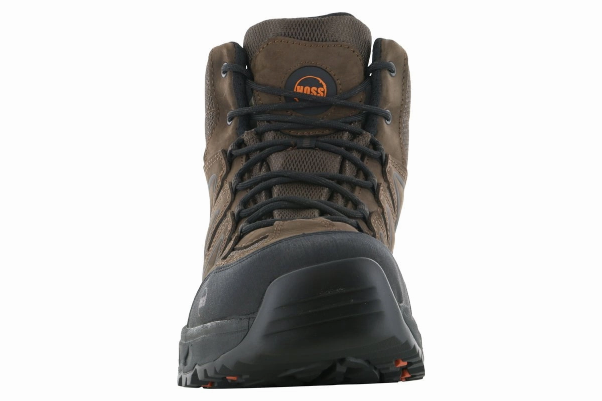 Feather Light Mountain Climber abrasion resistant coating Hoss Eric Hi Soft Toe Brown