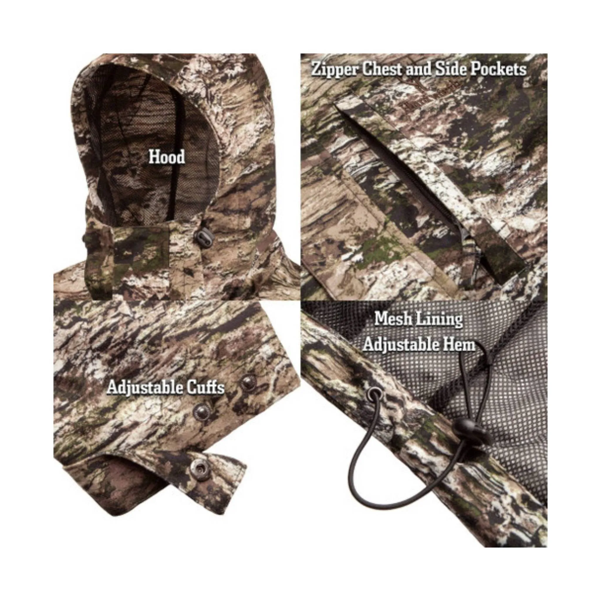 Huntworth Men's Tricot Winsted Jacket - Tarnen Light Day Jacket MoistureWicking Technology