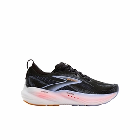 Slim Shape Brooks Women's Glycerin 22 Road Running Shoes - Black/Blue Heron/Orange