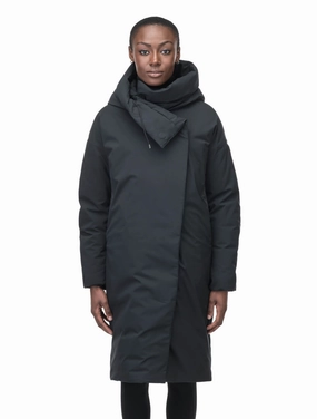 Functional Layer Piece Ergonomic Cut Axis Women's Oversized Coat