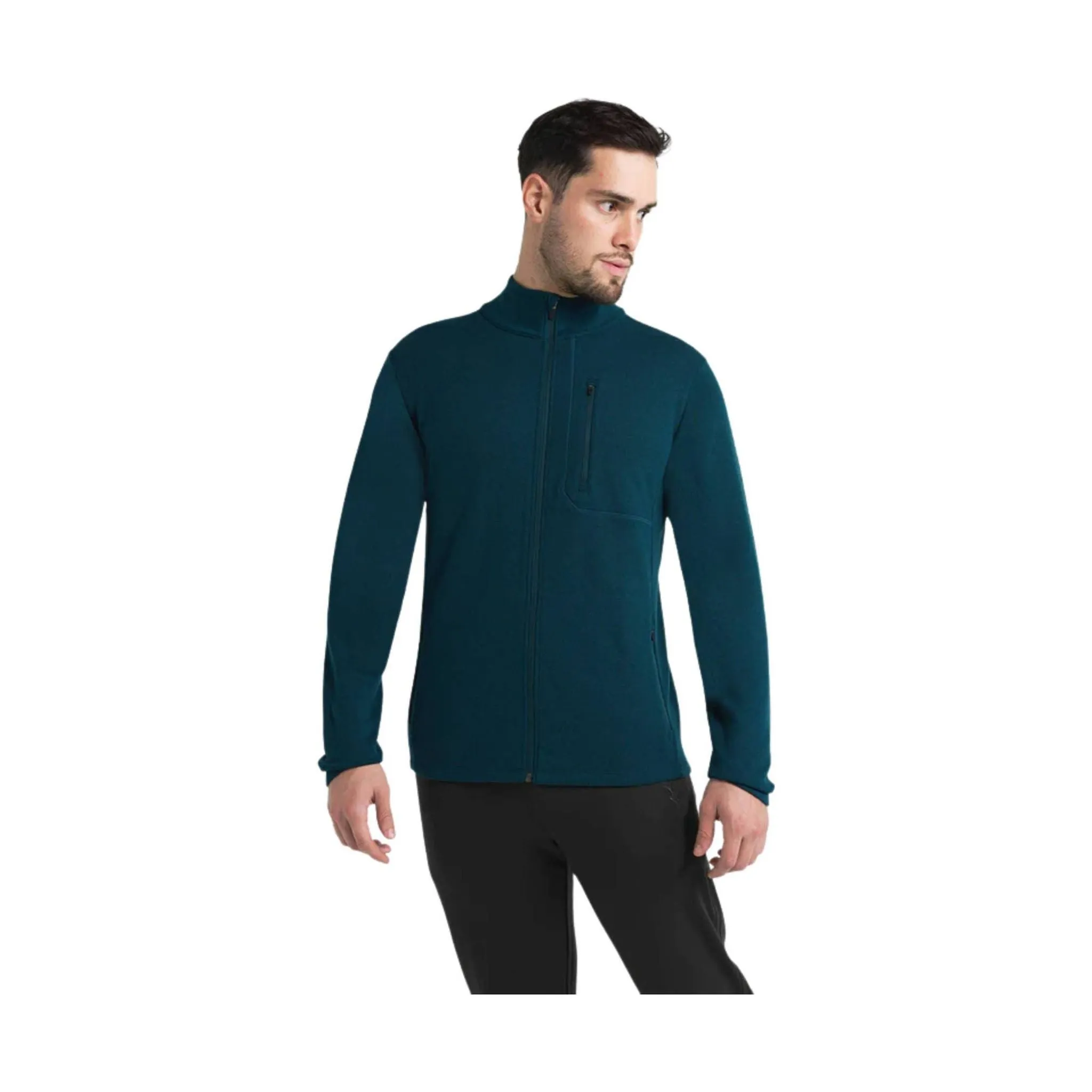 Ibex Men's Shak Jacket - Kingfisher Thermal Retention Layer Compression Packability