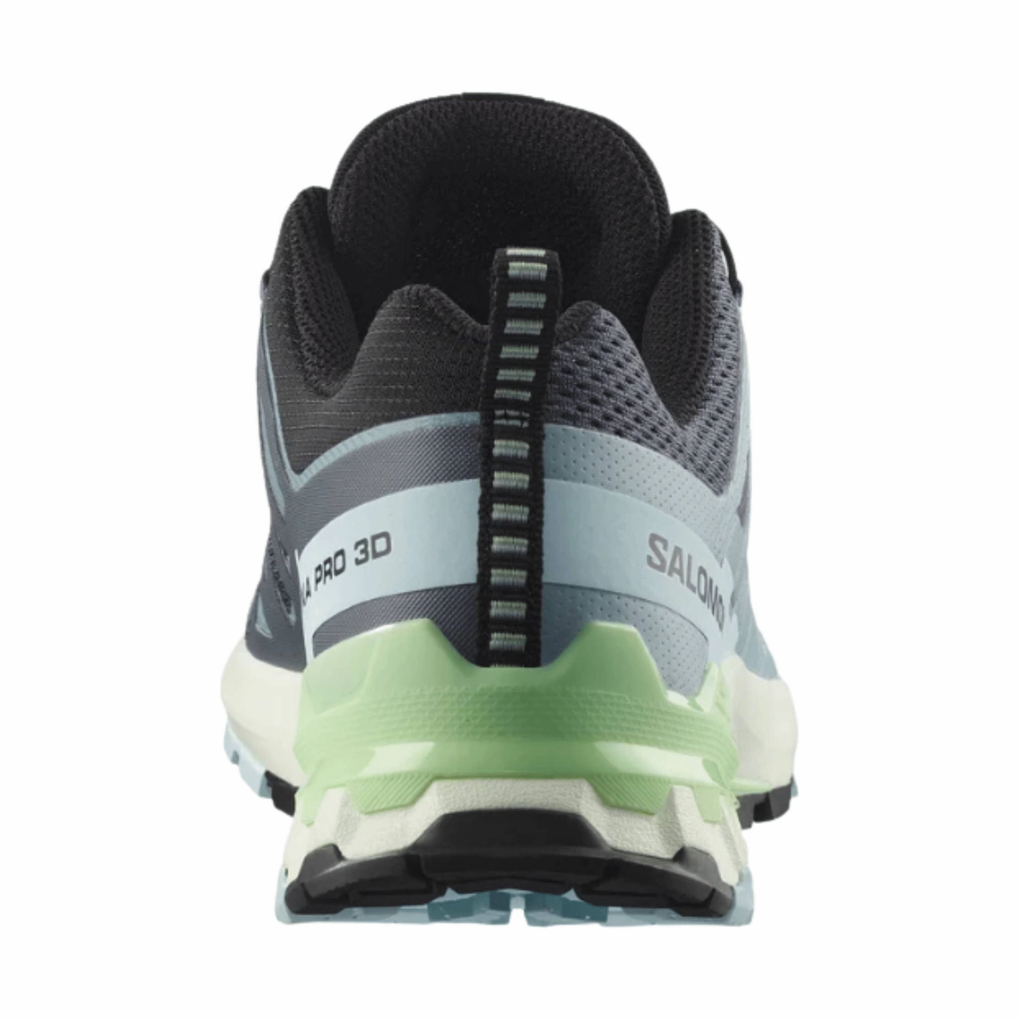 Salomon Women's XA Pro 3D V9 Trail Running Shoes - Turbulence/Iced Aqua/Patina Green Vegan Leather Construction