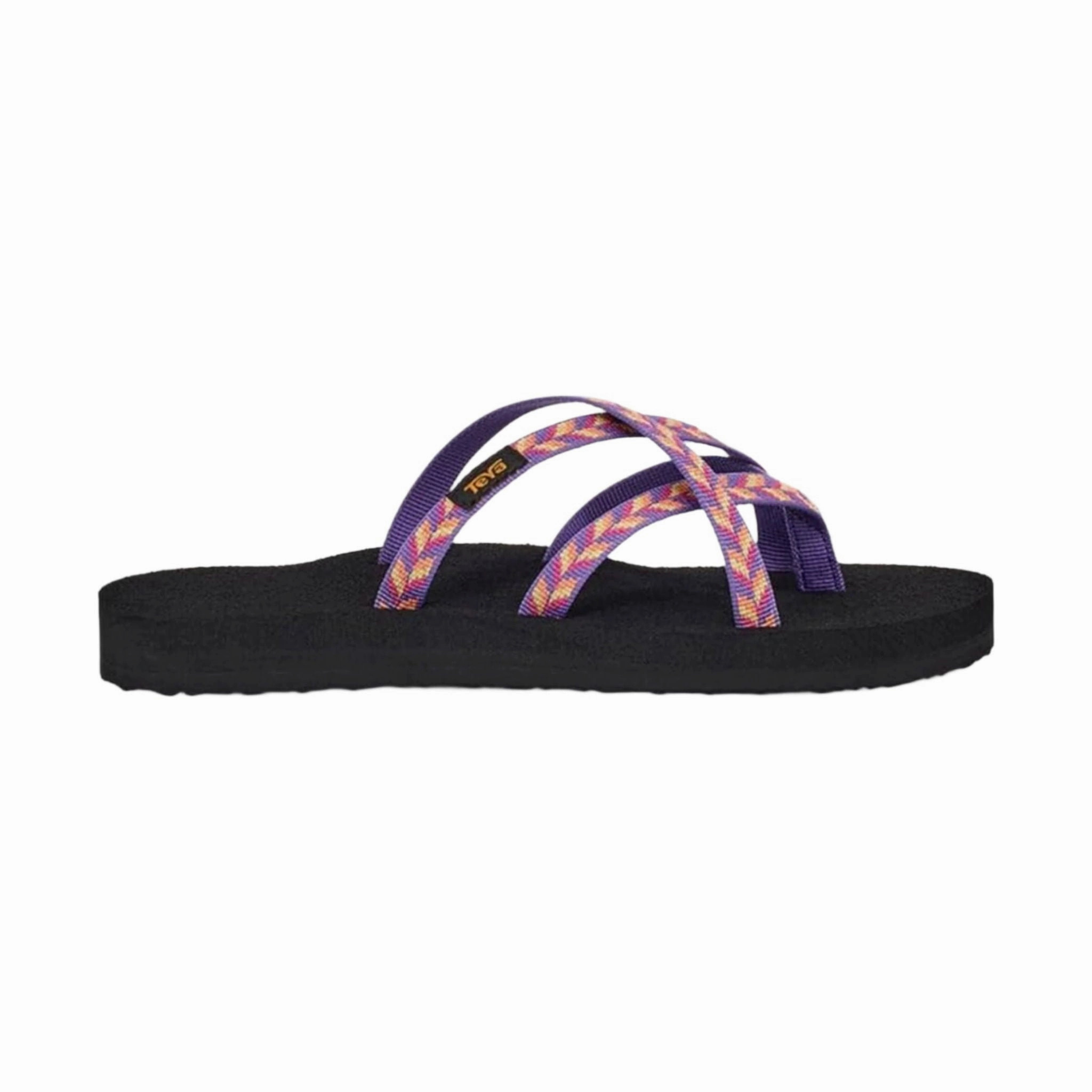 Boho Mood Customizable Teva Women's Olowahu Sandal -Retro Geometric Pink