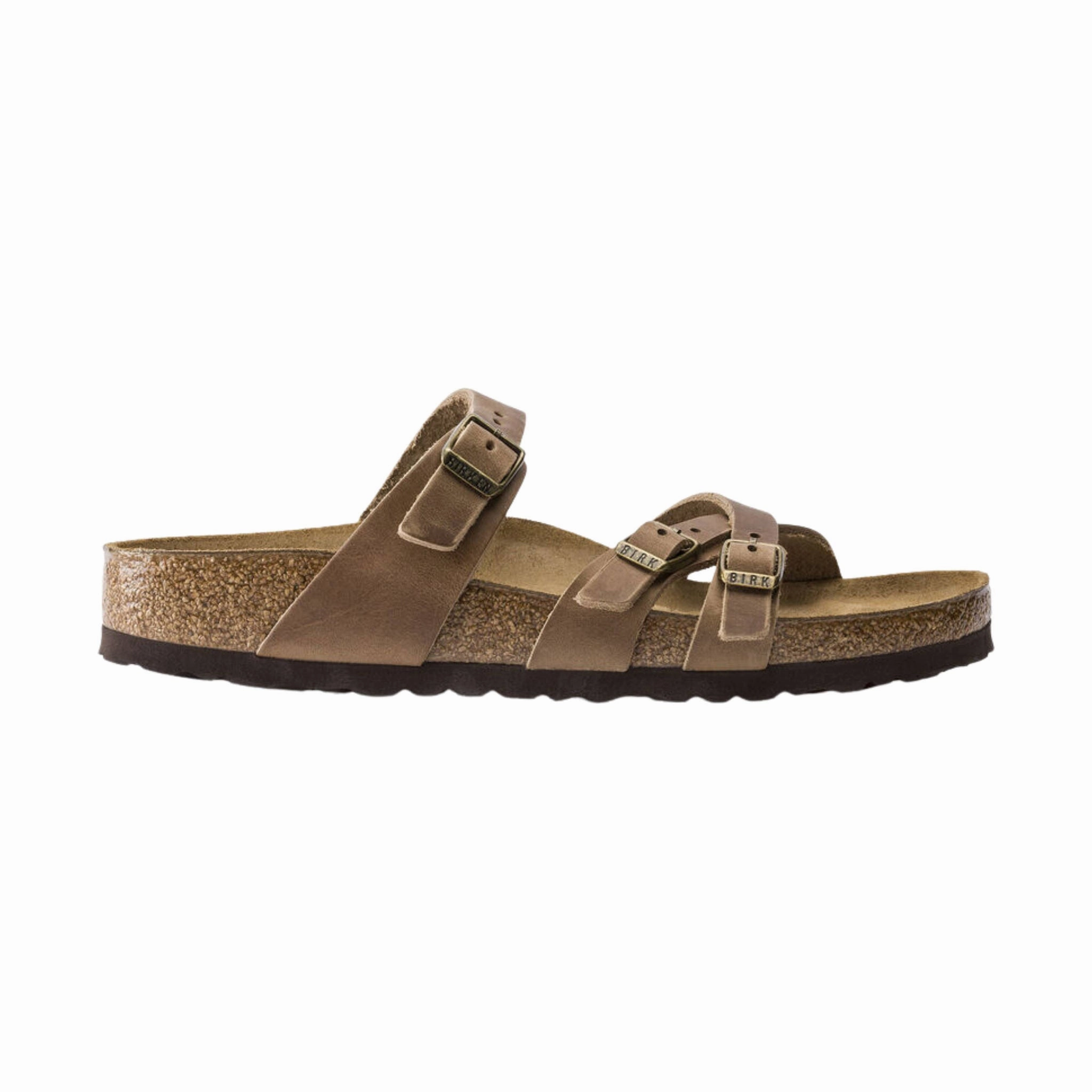 Birkenstock Franca Sandal - Oiled Leather Tobacco Sporty