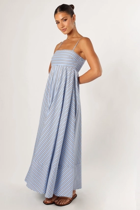 Iggy Maxi Dress - Blue Street Ready Scandi Light