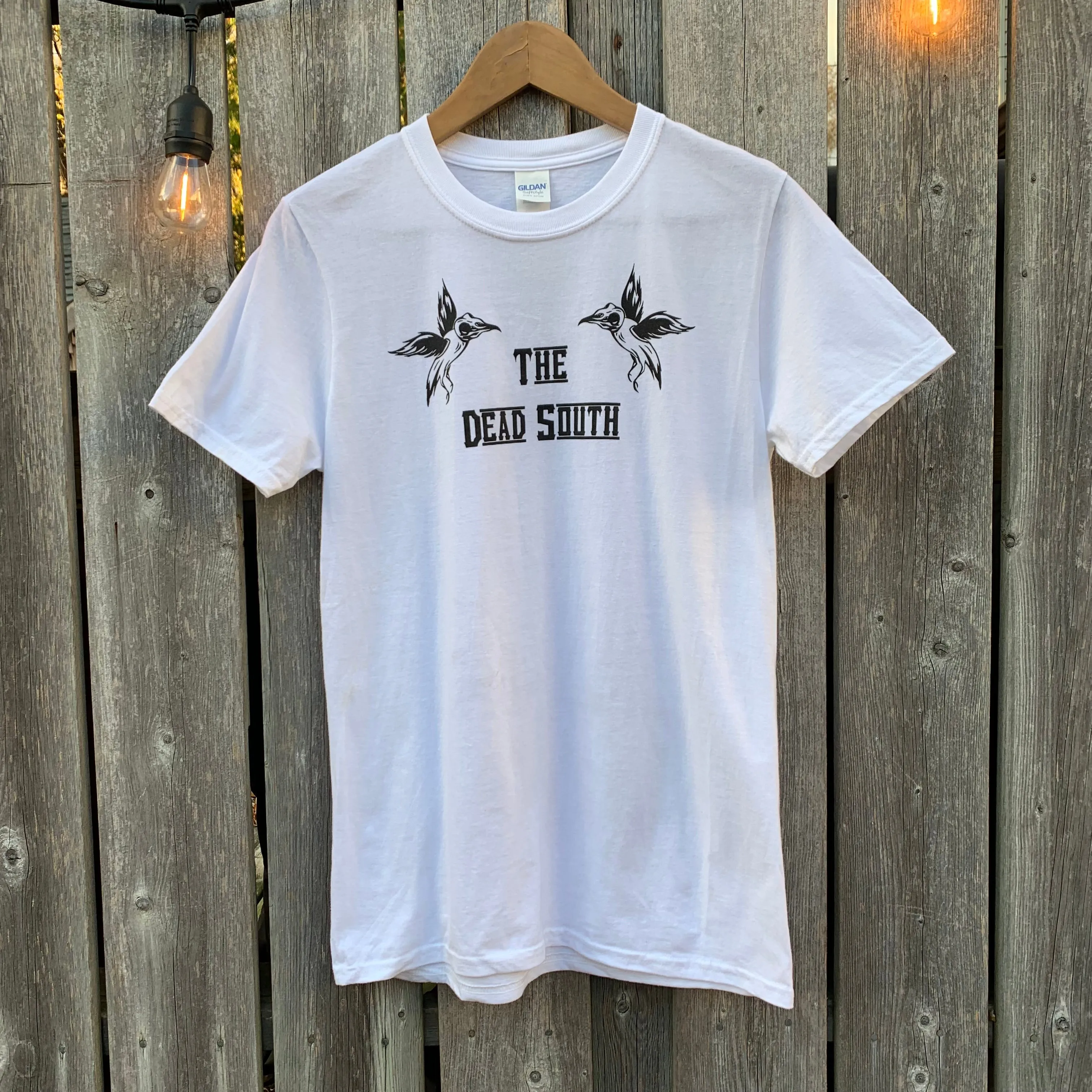 Reversible Design Concept 2018 Voices In Your Head Tour Bird T-Shirt - White