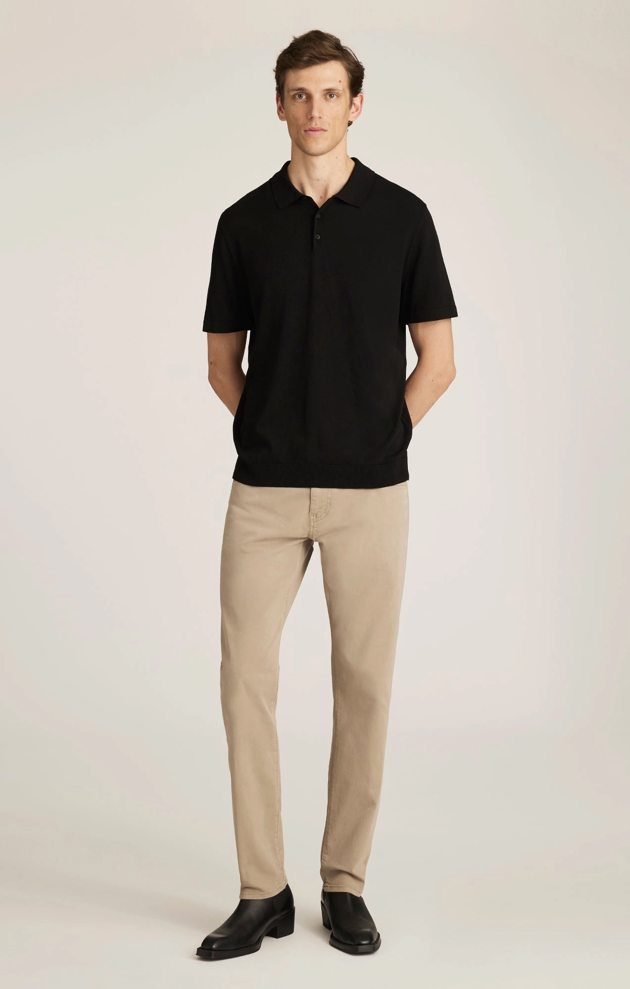 Comfortable Stretch JAKE SLIM LEG IN ALLOY TWILL