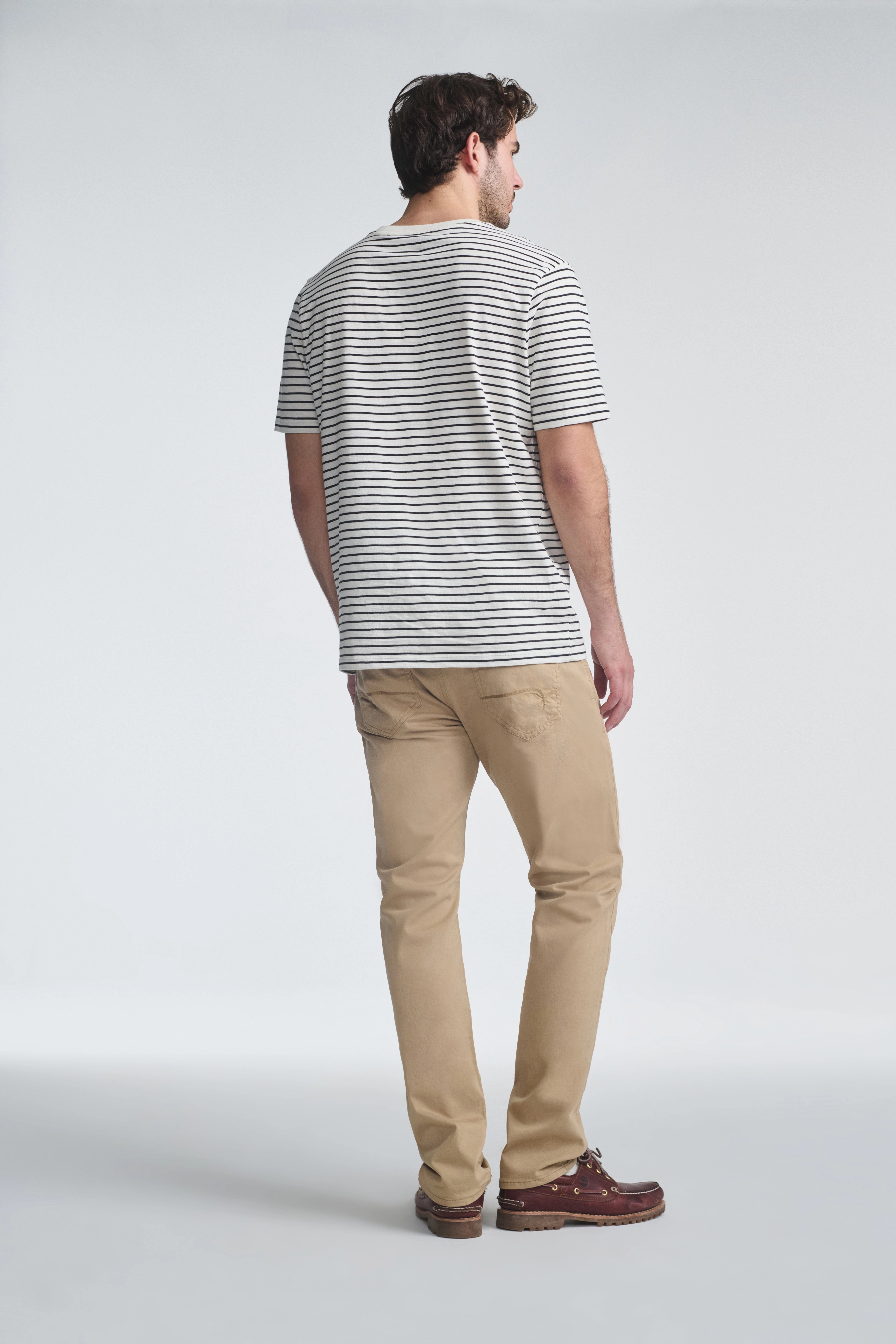 JAKE SLIM LEG IN CASHEW TWILL Chilly Comfort Stain Repellent Coating