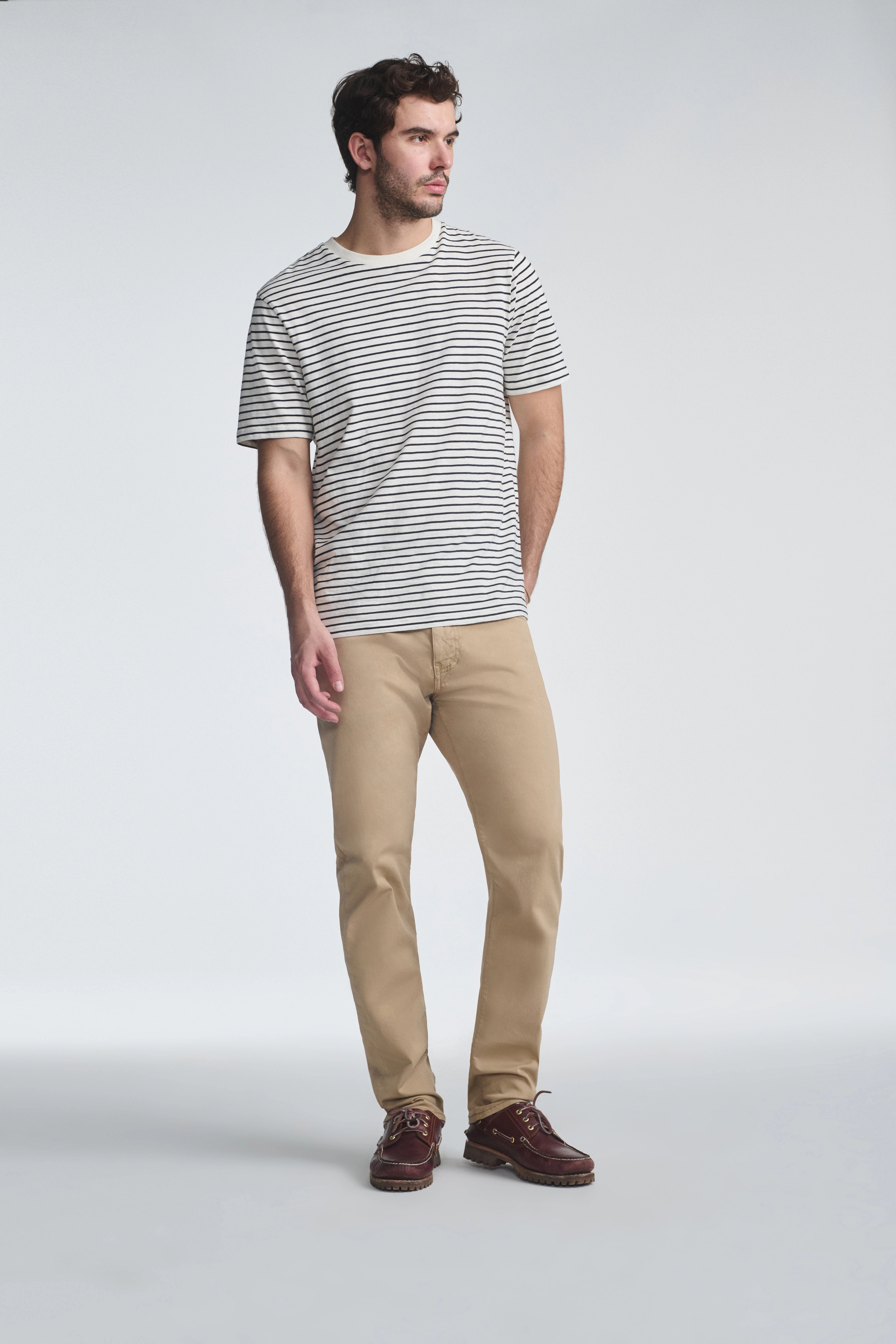 JAKE SLIM LEG IN CASHEW TWILL AntiStaticTreatment FadeResistantTreatment