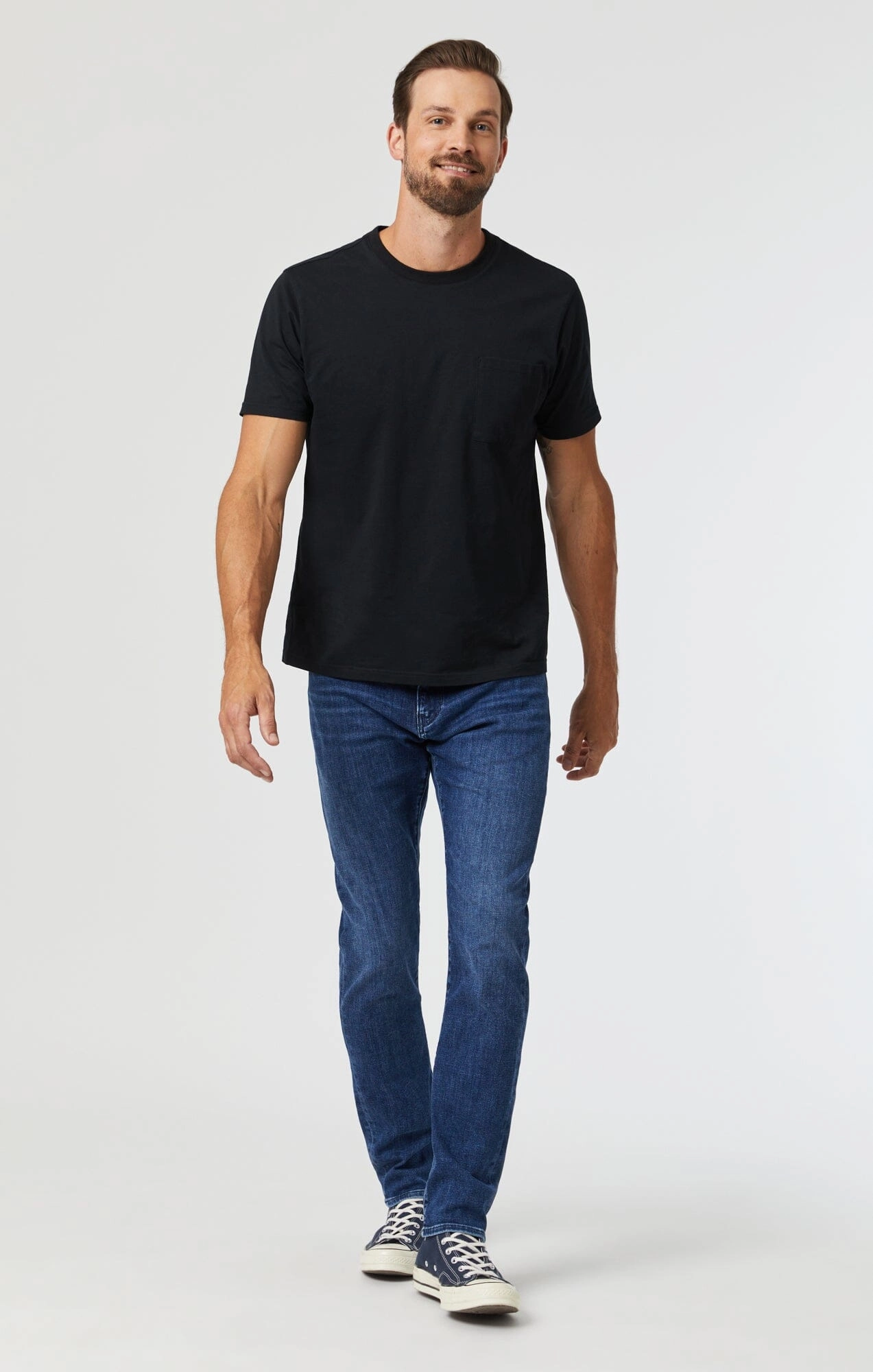 Smooth Texture Spring Mood Affordable JAKE SLIM LEG IN EVENING SKY FEATHER BLUE