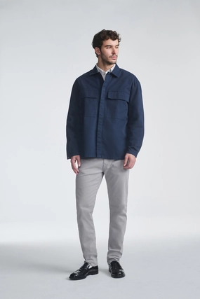 NonChafingEdges TaglessLabel JAKE SLIM LEG IN IRON TWILL