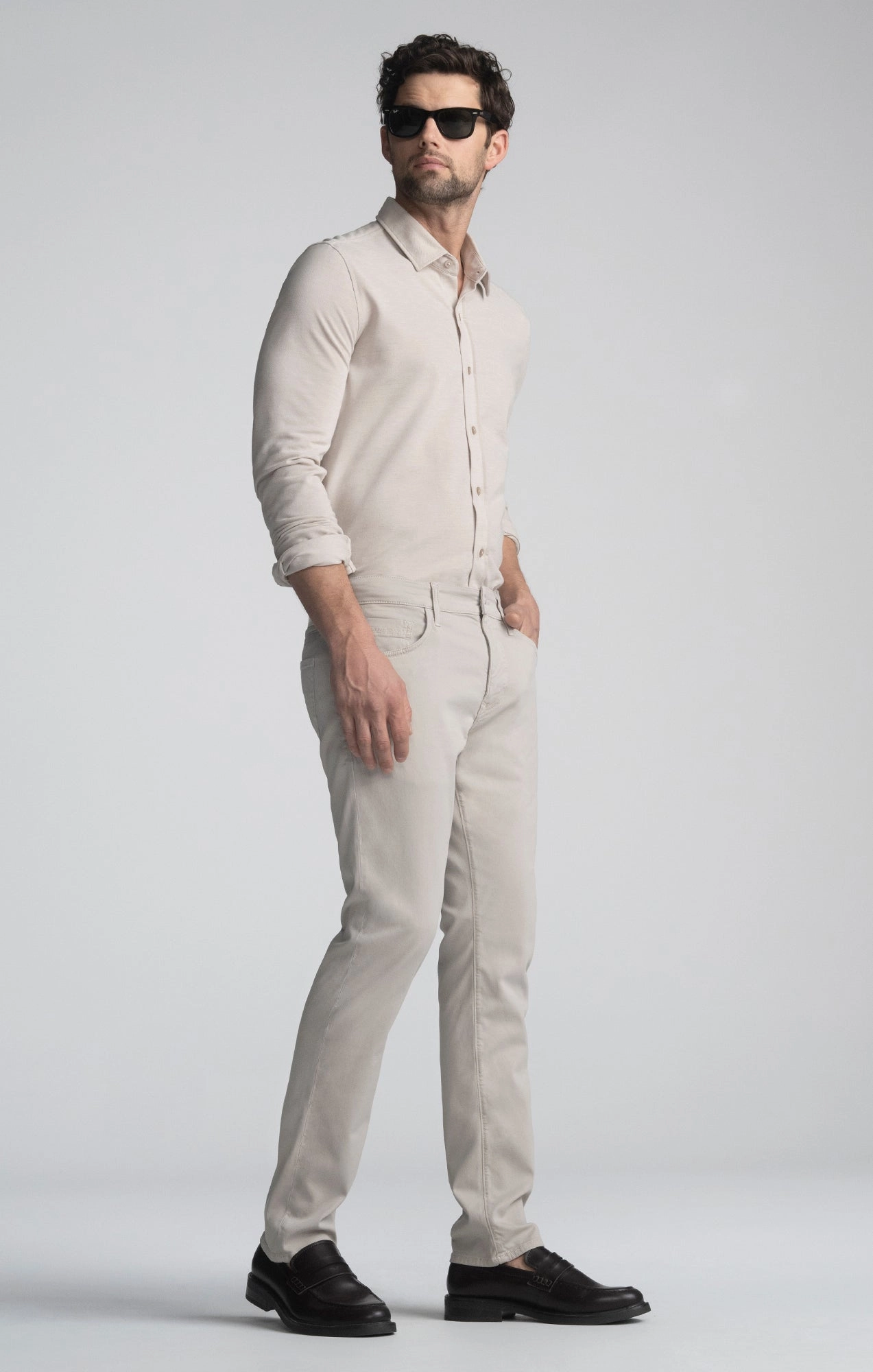 Street Style Active Utility JAKE SLIM LEG IN PEBBLE CITY