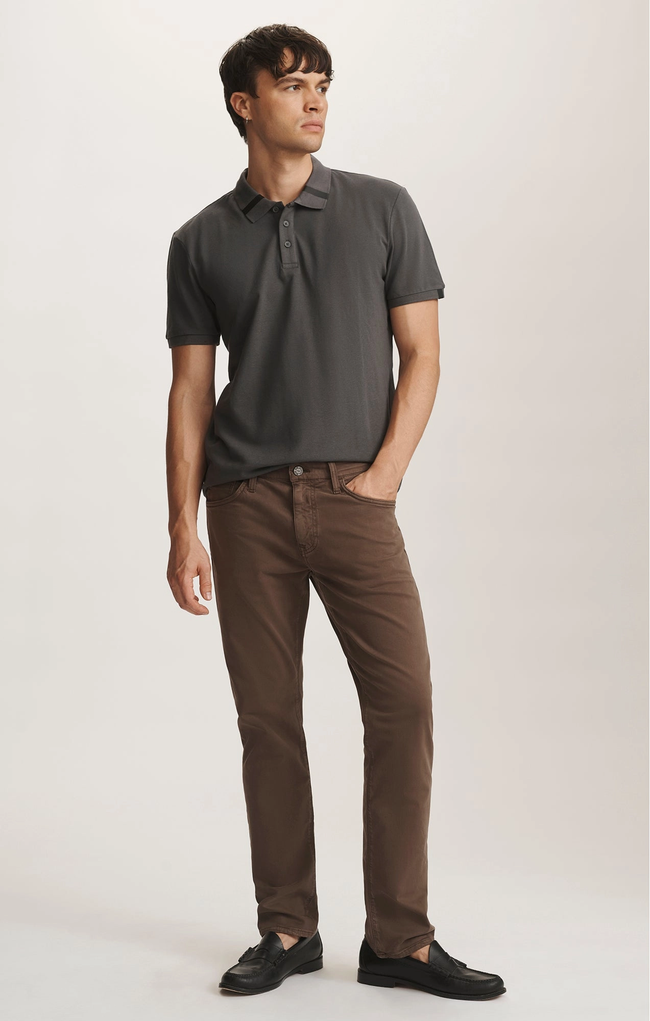 JAKE SLIM LEG IN SEAL TWILL Sport Layer Casual Active