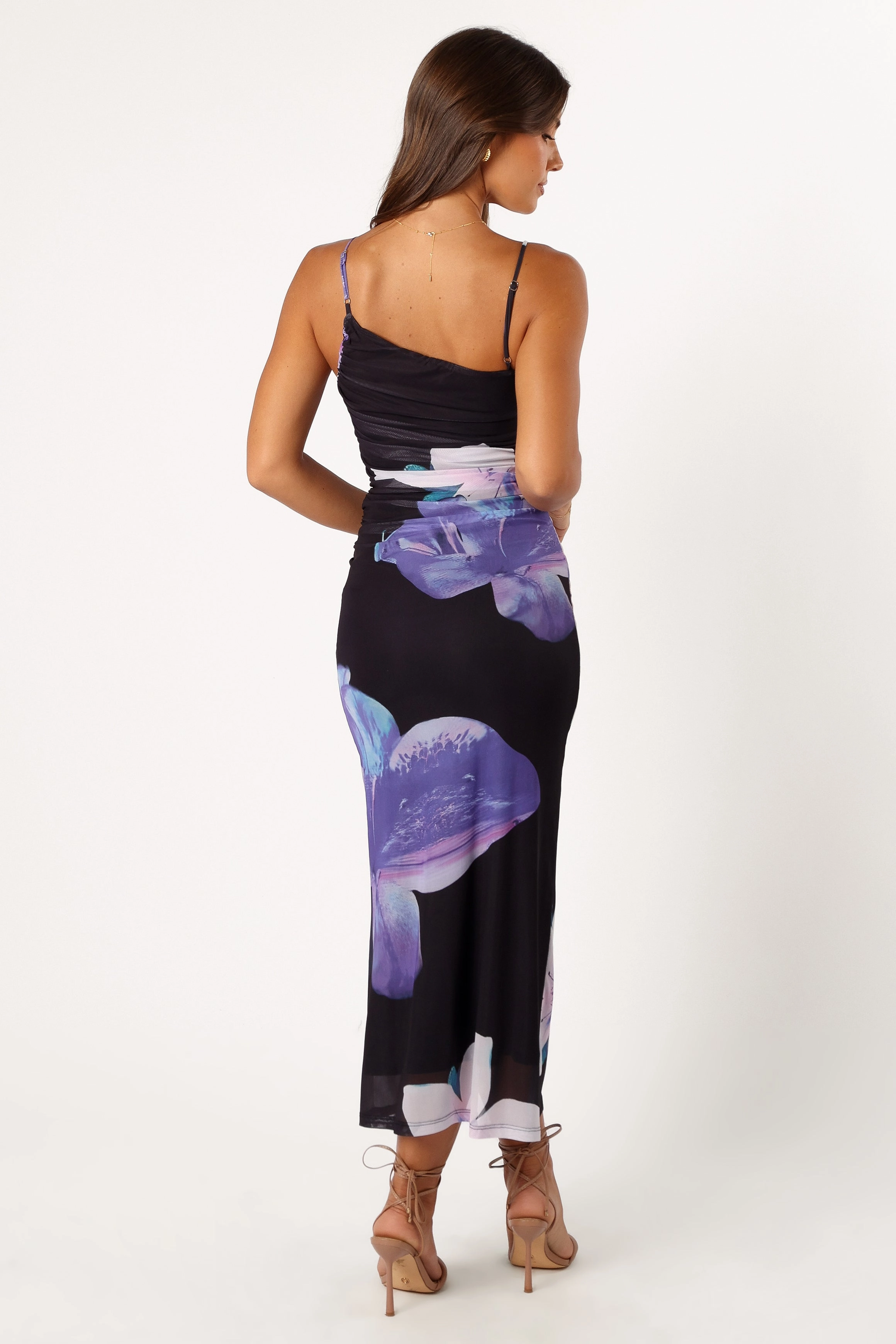 Global Style Urban Motion Jasmine Maxi Dress - Black Floral