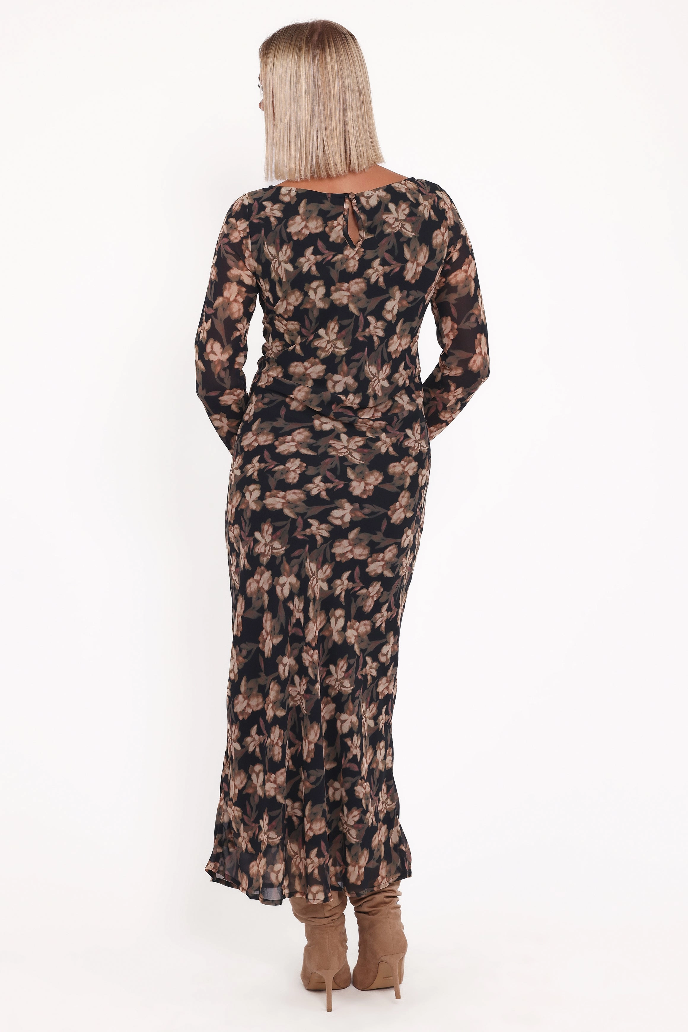 Joran Midi Dress - Fired Bloom Modern Staple