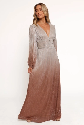 Classic sheath dress Jovie Maxi Dress - Starlight Bronze