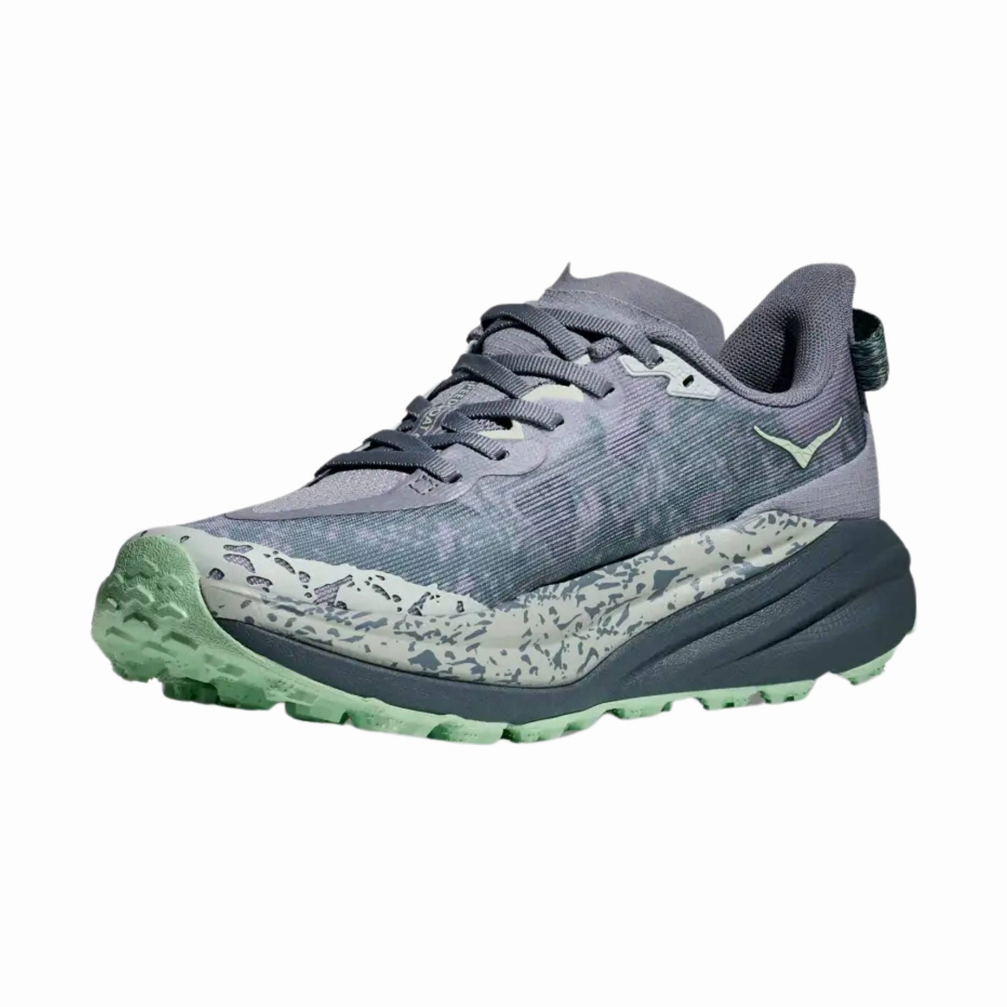 HOKA Women's Speedgoat 6 Trail Running Shoes - Moonlight/ Thunder Cloud Padded cushioning