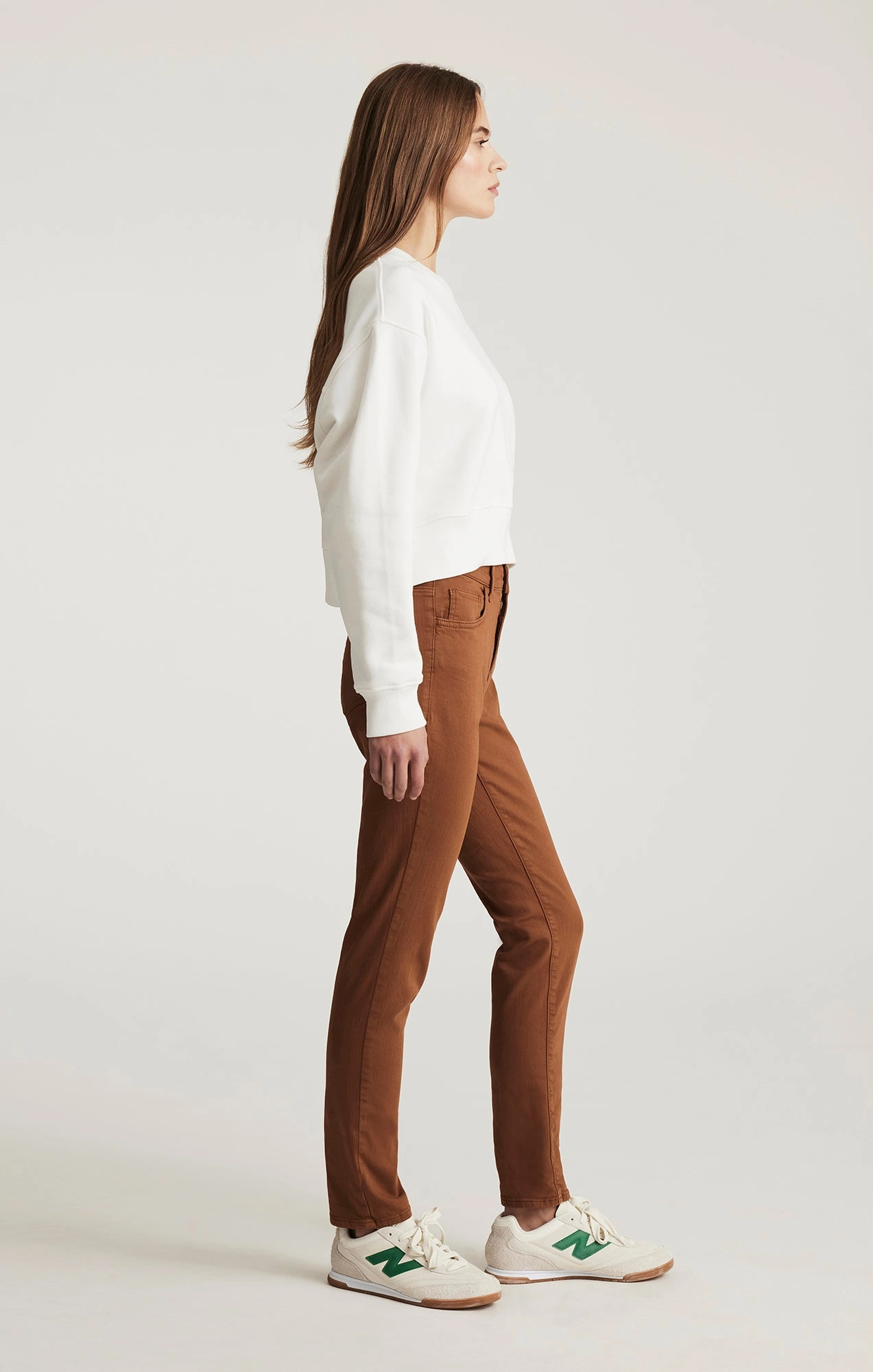 Sophisticated Look Daily Essentials KATHLEEN SLIM BOYFRIEND IN CAMEL FLEX BLUE