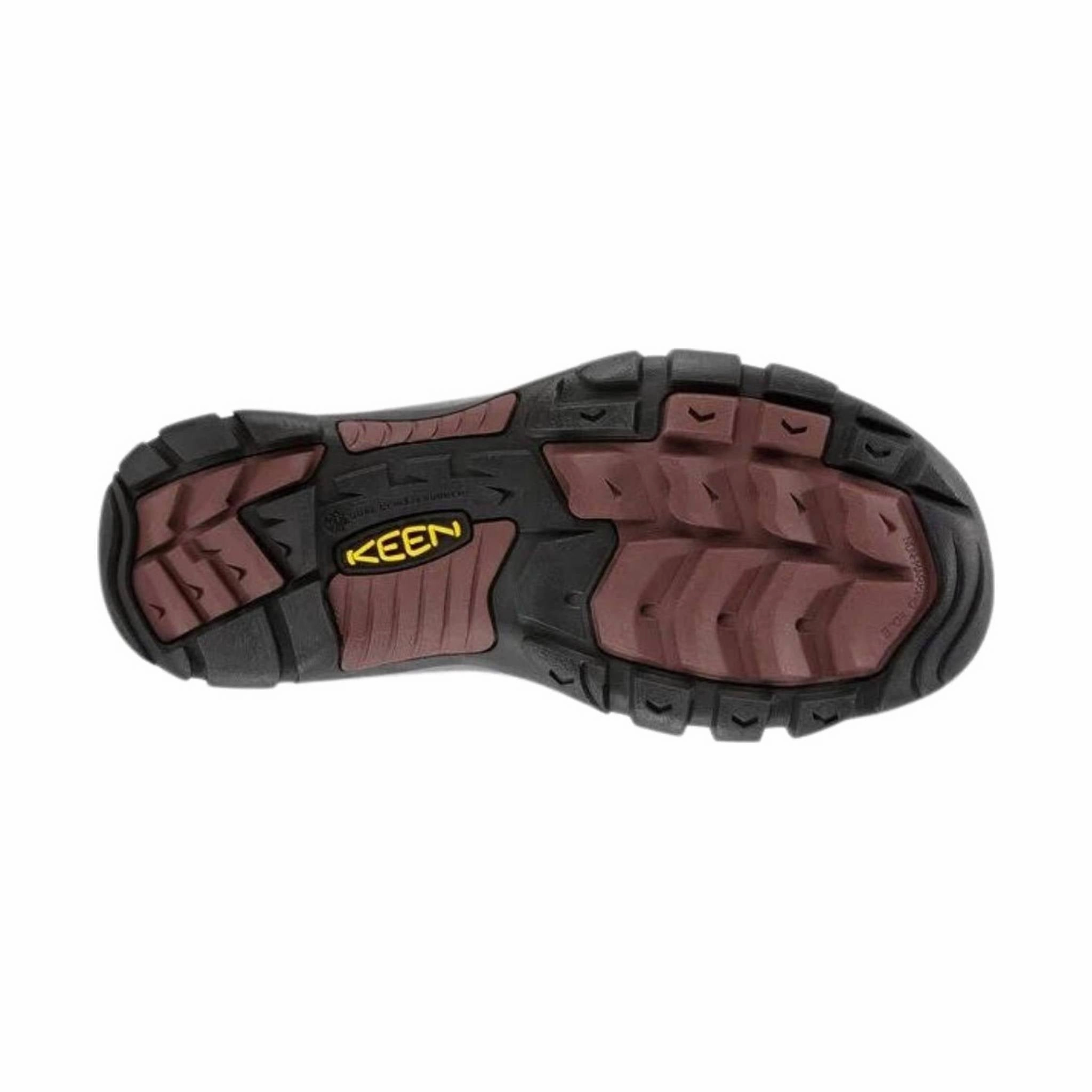 Twist Free Motion KEEN Men's Brixen Waterproof Low - Slate Black/Madder Brown