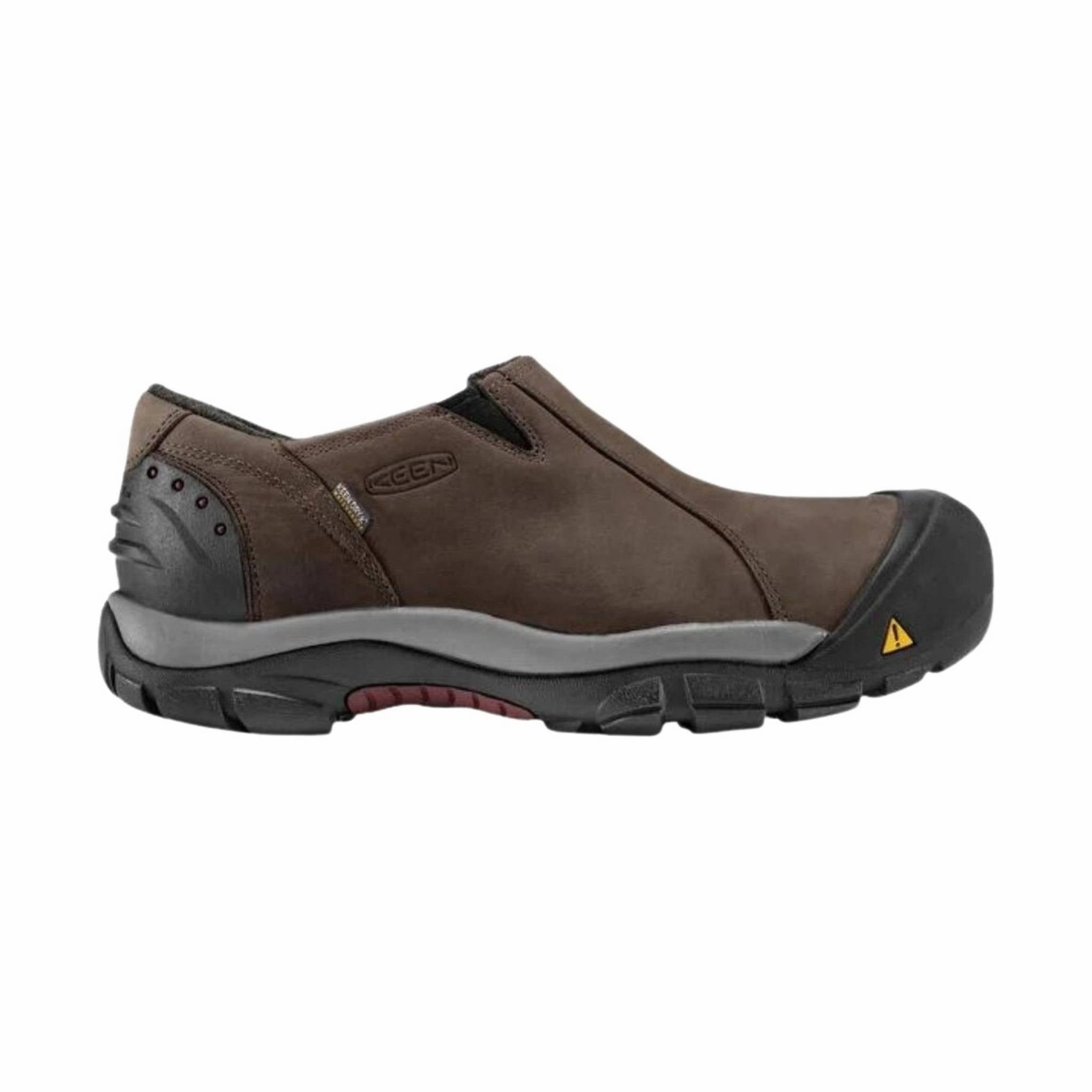 Energy Returning Technology No Rub KEEN Men's Brixen Waterproof Low - Slate Black/Madder Brown