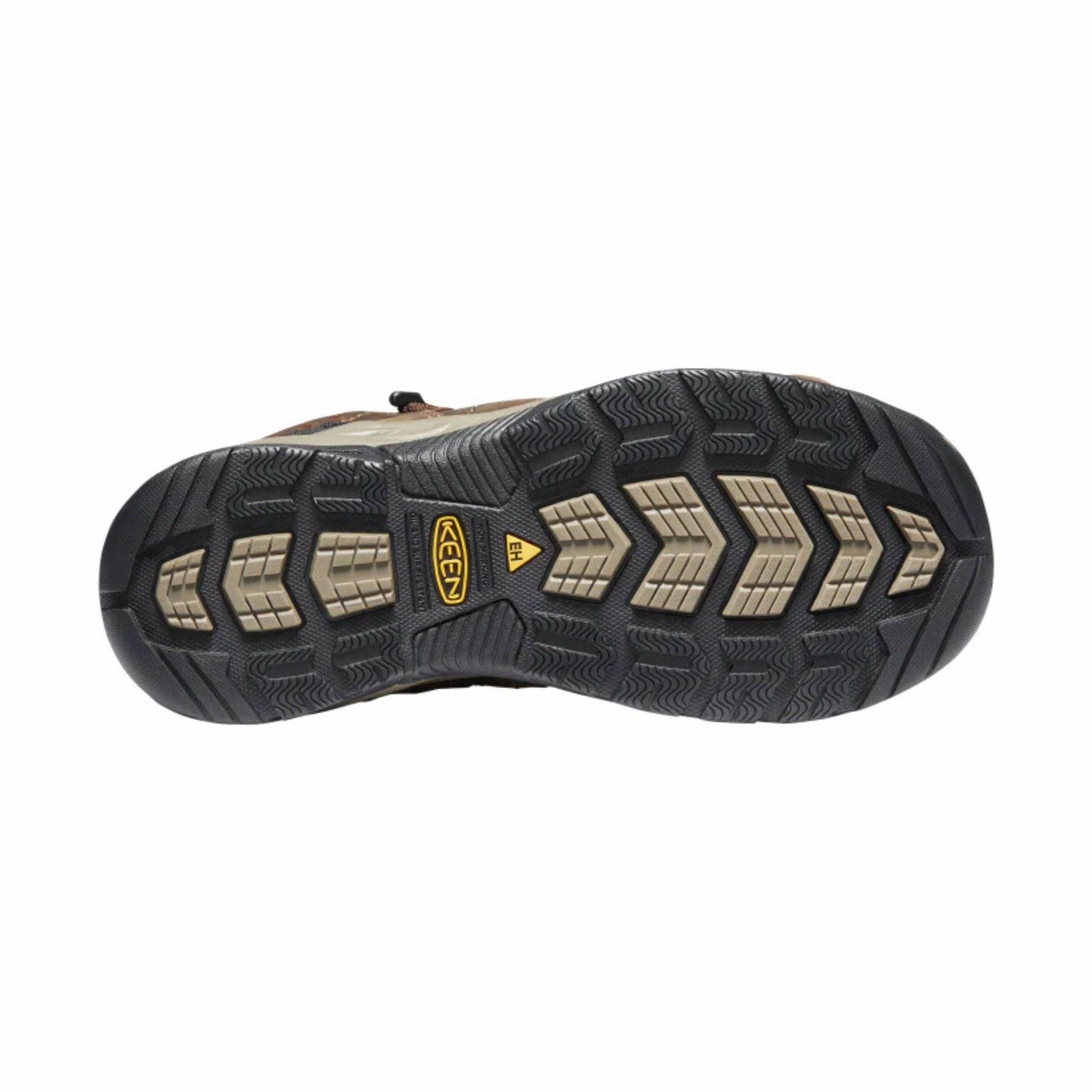 Abrasion Resistant Lining Steel Toe KEEN Utility Women's Flint II Mid Waterproof Soft Toe Boot - Cascade Brown/Brick Dust