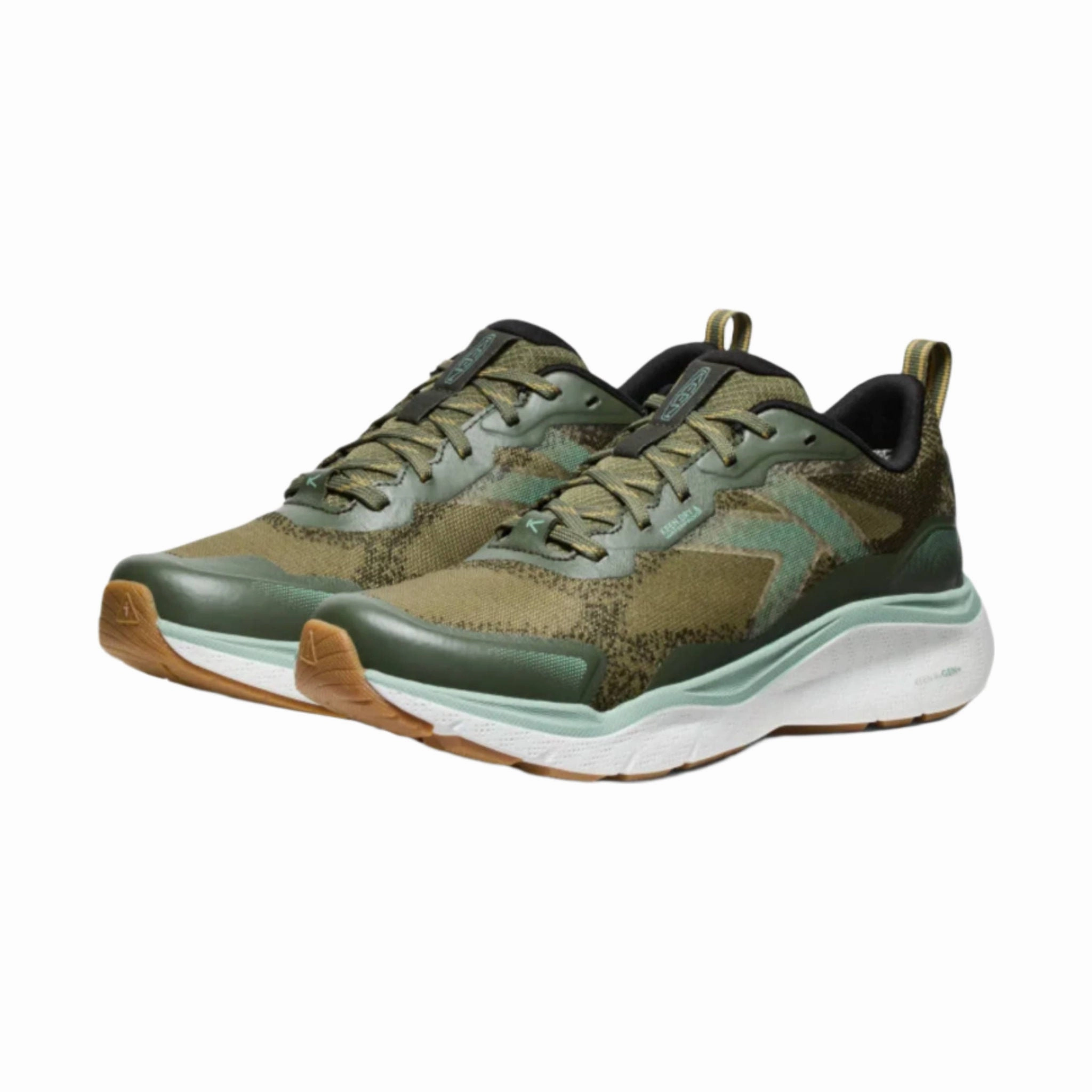 Keen Women's Leiki Waterproof Hiking Shoe - Winter Moss/Granite Green Flexible Tread