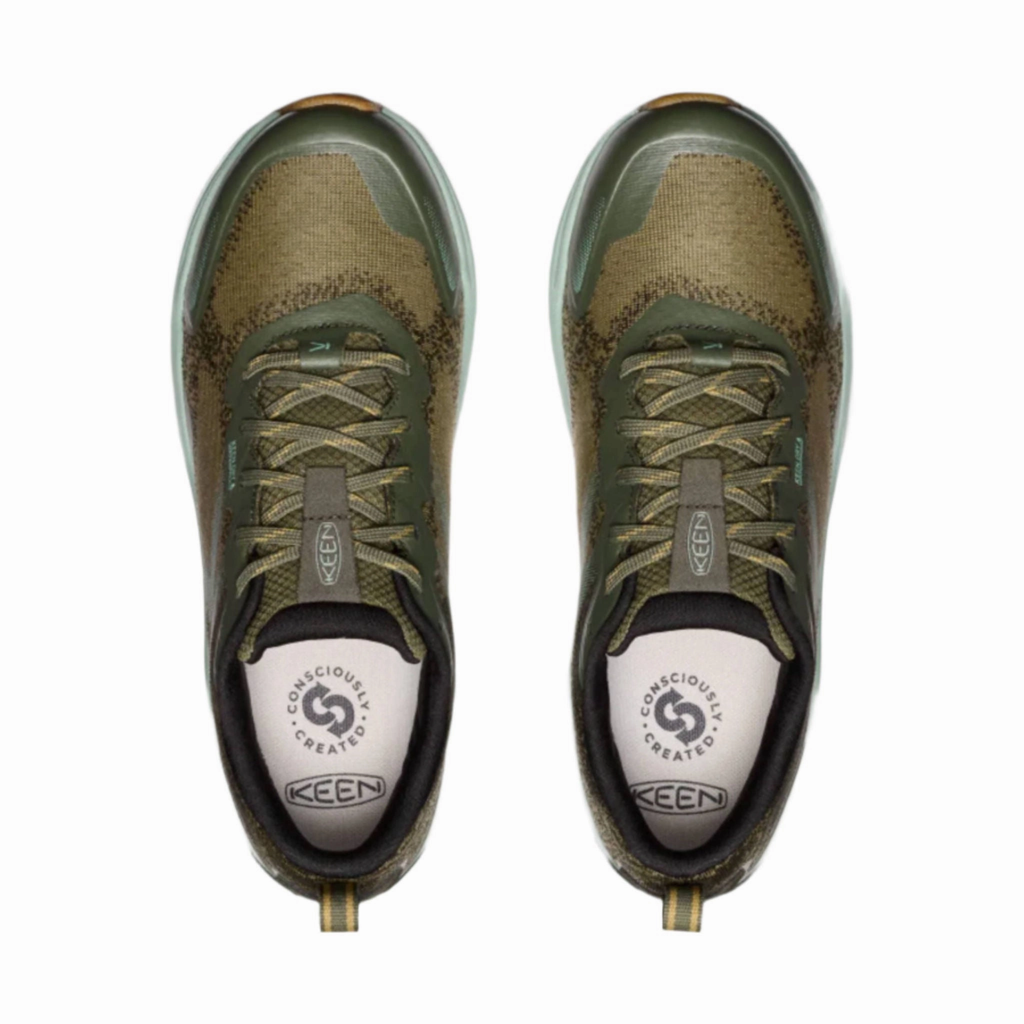 Foot Stability Keen Women's Leiki Waterproof Hiking Shoe - Winter Moss/Granite Green