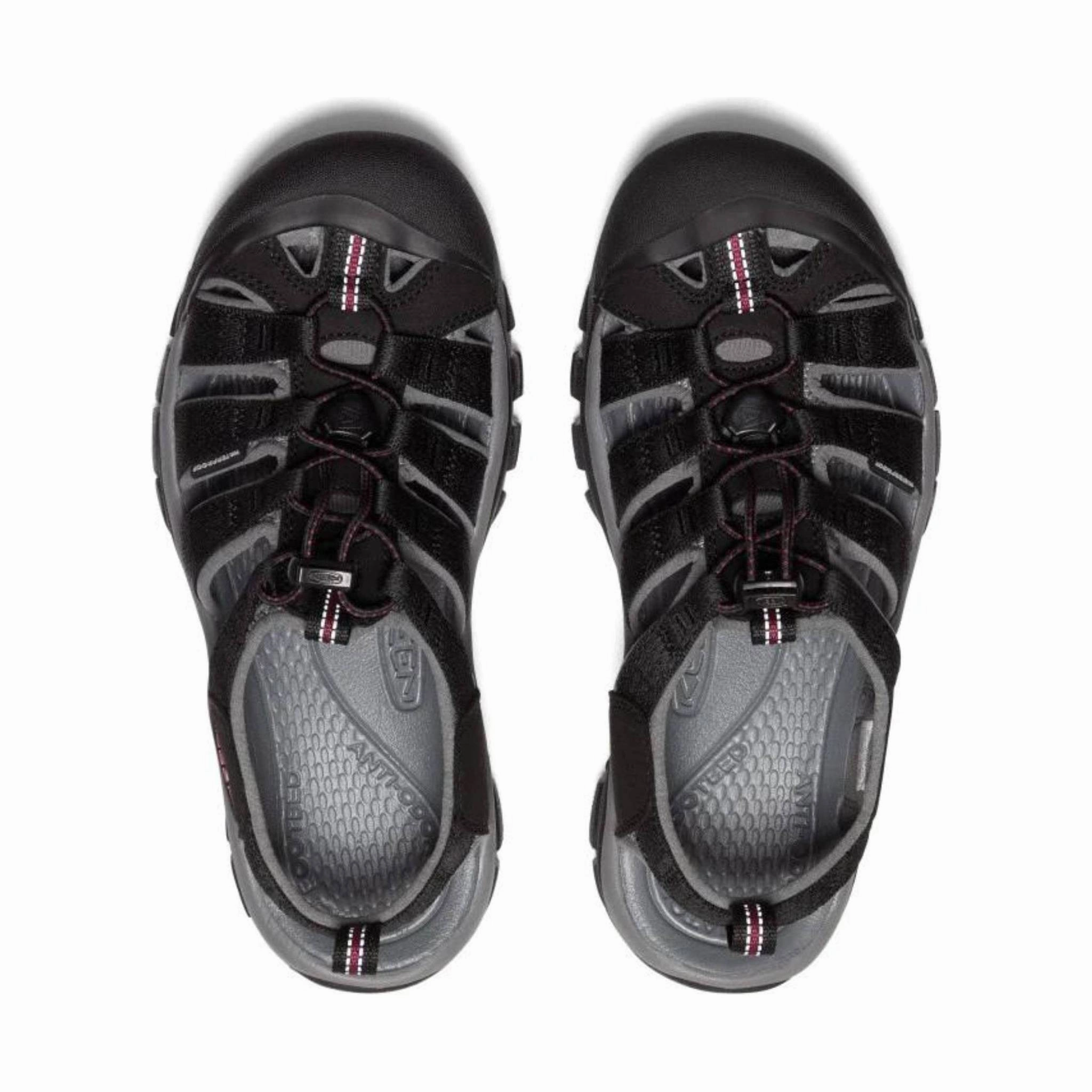 KEEN Women's Newport H2 - Black/Raspberry Wine City Chill