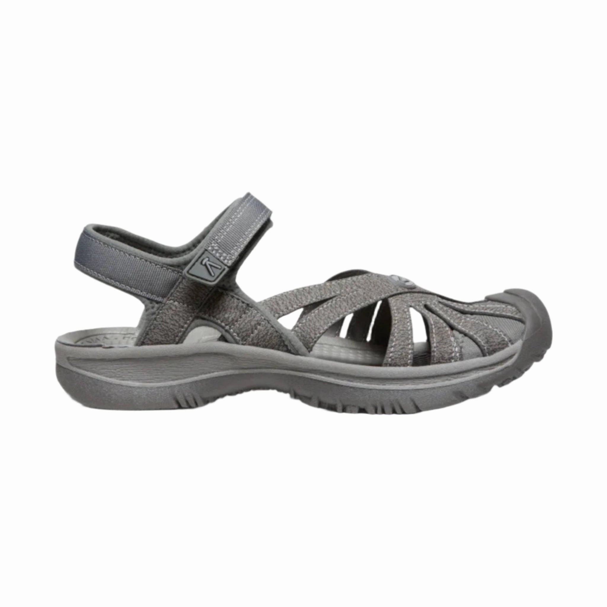 Comfortable All Thermoplastic KEEN Women's Rose Sandal - Gargoyle/Raven
