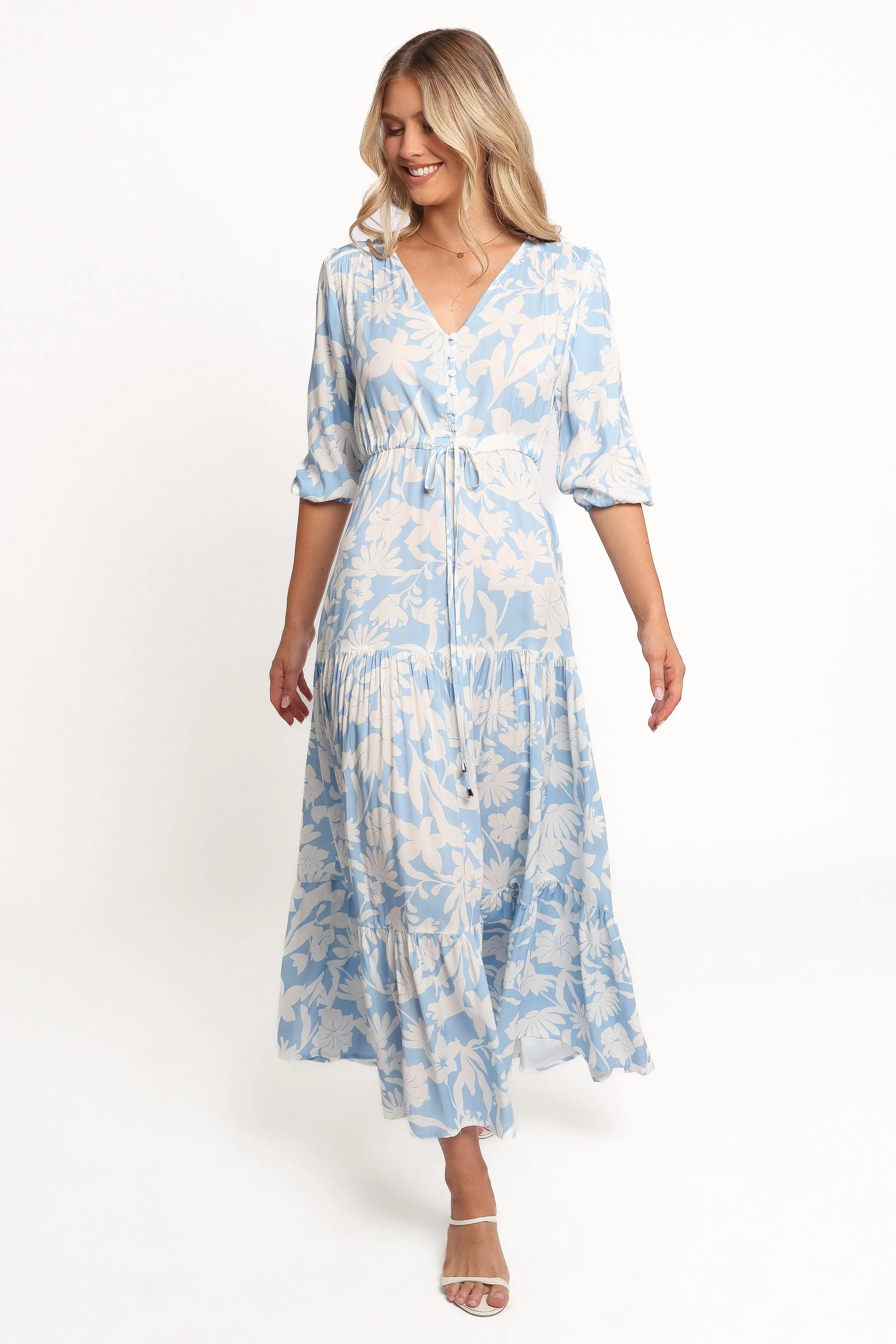 Bright Mood Kelda Dress - Blue Floral
