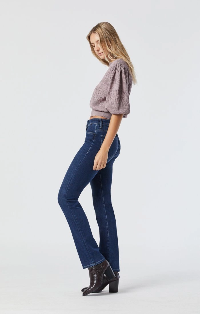 KENDRA STRAIGHT LEG IN DARK BLUE SUPERSOFT Fall Outfit