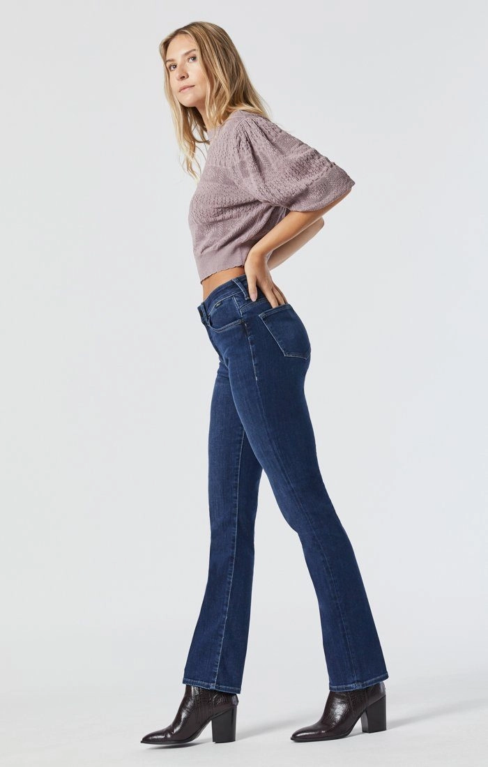 KENDRA STRAIGHT LEG IN DARK BLUE SUPERSOFT Holiday Vibes Evening Stroll Picnic Style