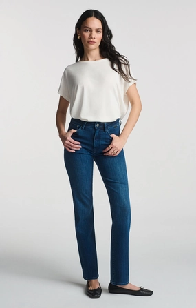 KENDRA STRAIGHT LEG JEANS IN MID SUPERSOFT Sunny Vibes Casual