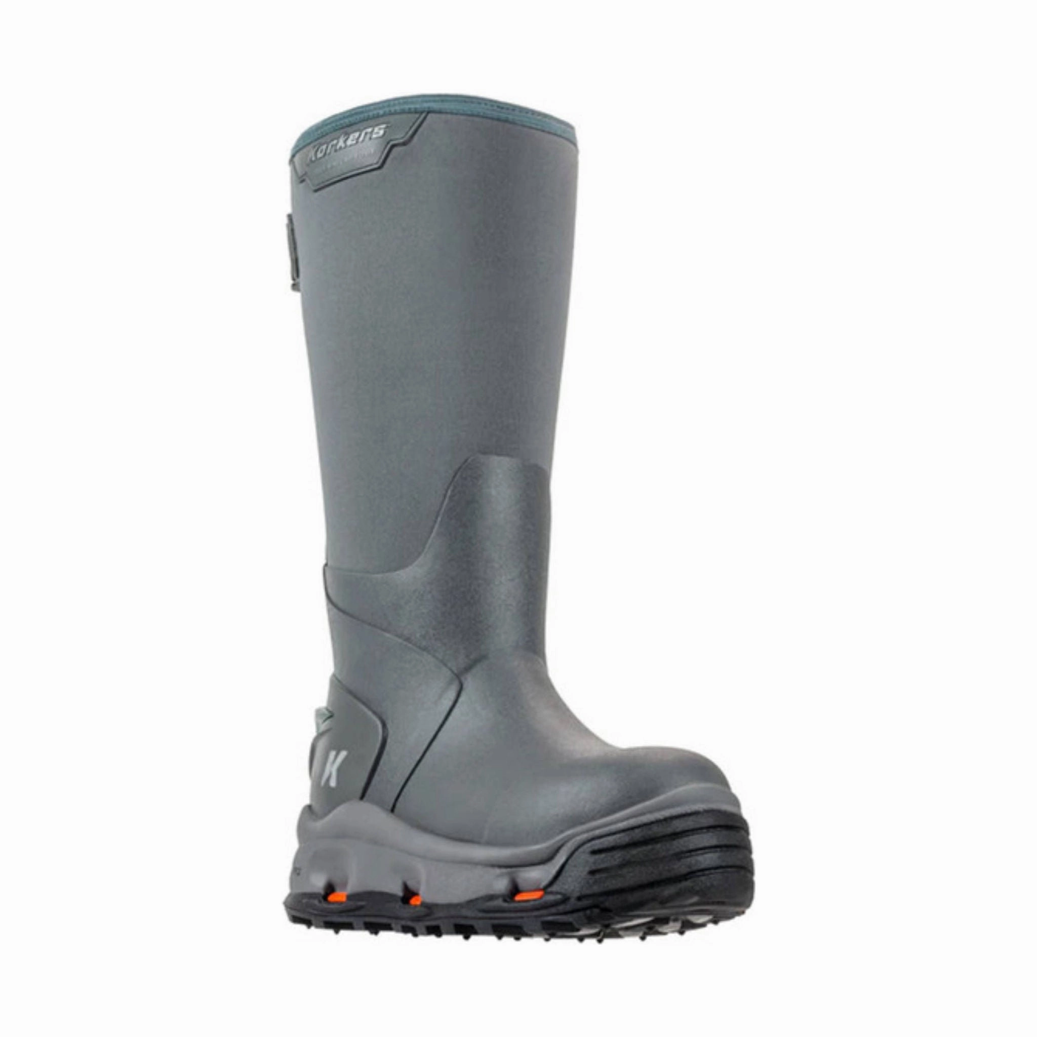 Korkers Women's Neo Arctic With All Terrain Sole Winter Rubber Boots - Grey Slim Line