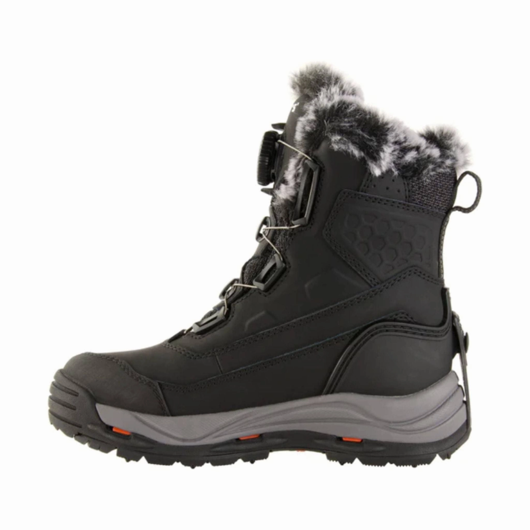 Korkers Women's Snowmageddon Boa Winter Boots - Black Hybrid style