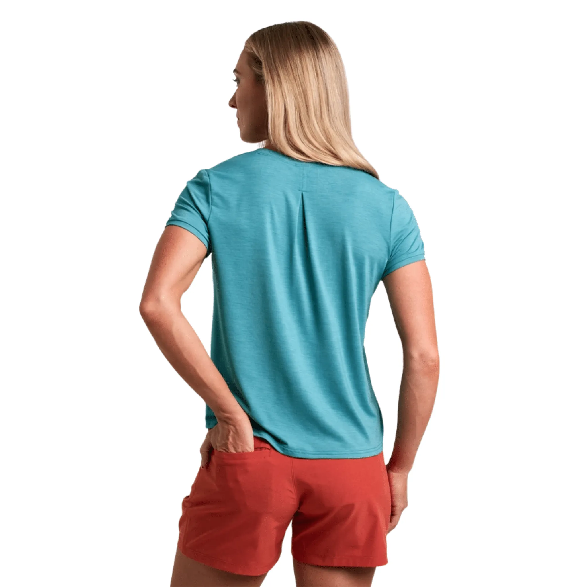Casual Jacket QuickDry Kuhl Women's Inspira Short Sleeve - Aqua