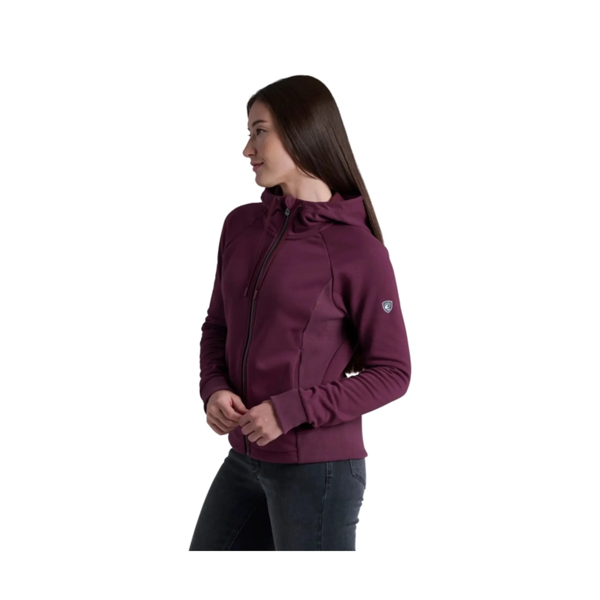 Smart Fashion low end Kuhl Women's Karisma Full Zip Hoody - Winter Berry
