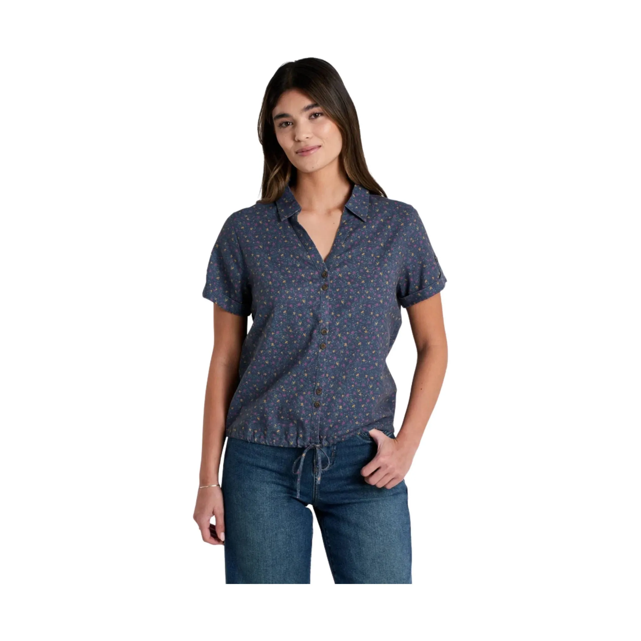 Kuhl Women's Liliana Short Sleeve - Indigo Orchid NonIrritatingEdges