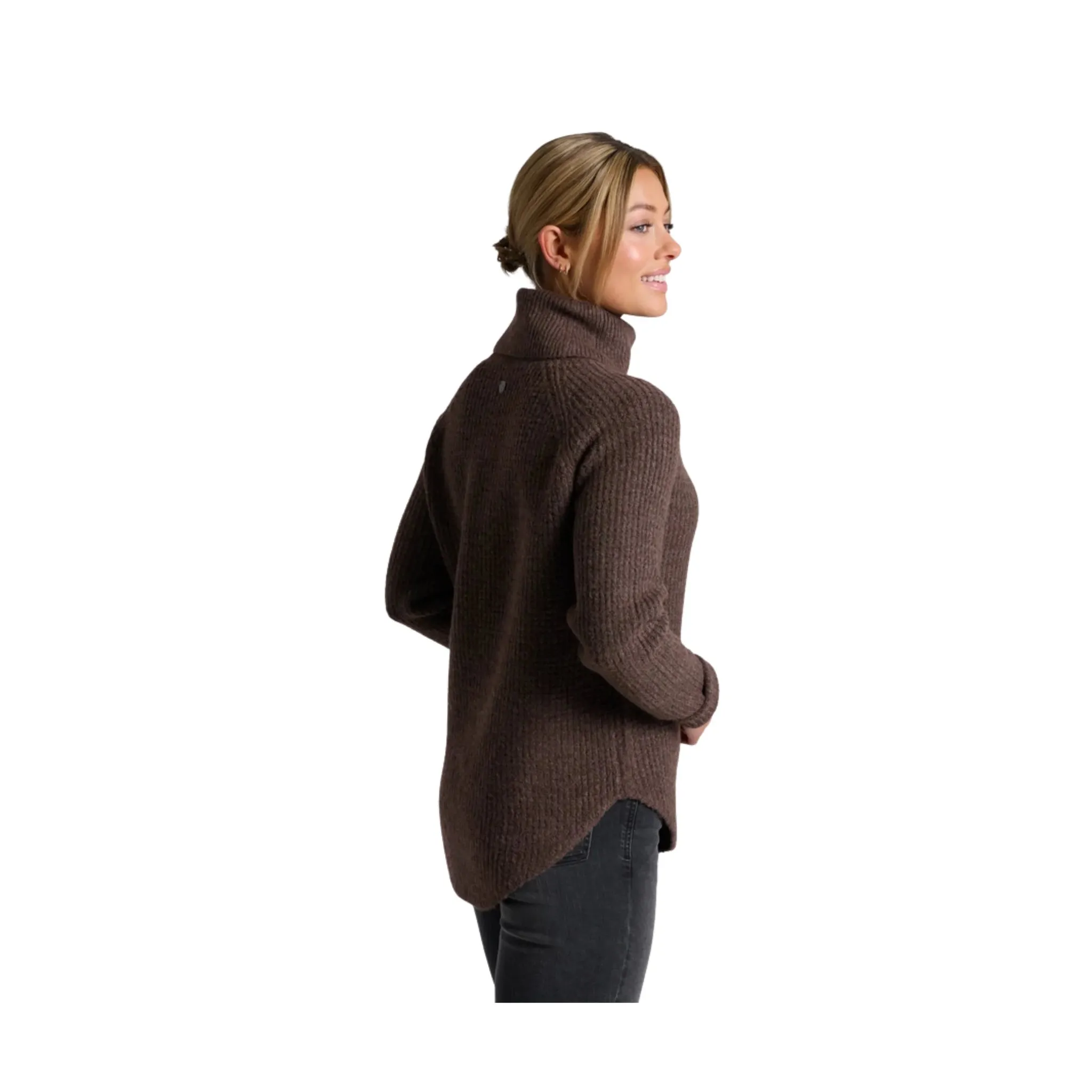 Kuhl Women's Sienna Sweater - Coffee product glove protection