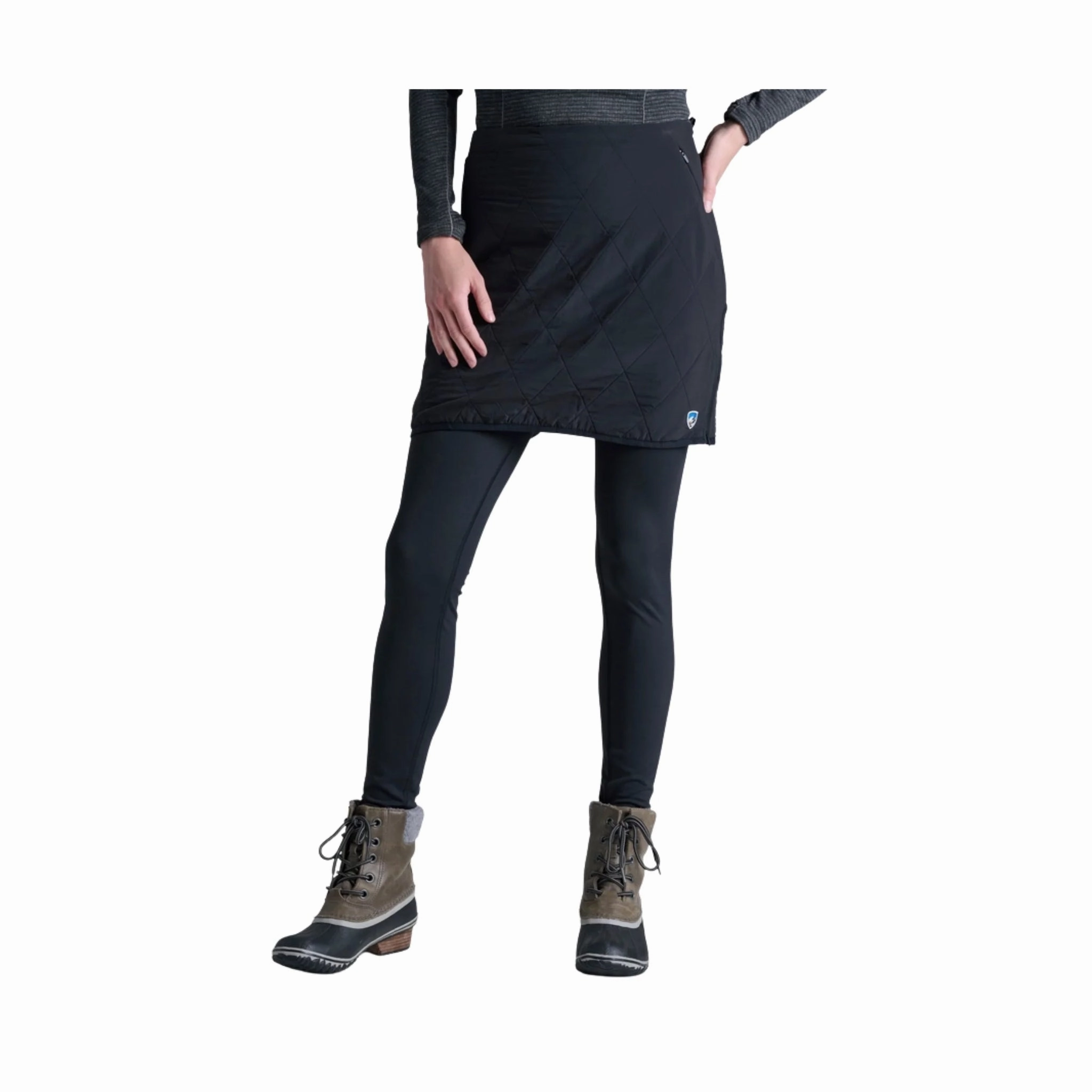 Layer Combo Kuhl Women's AeroLight Skirt - Raven