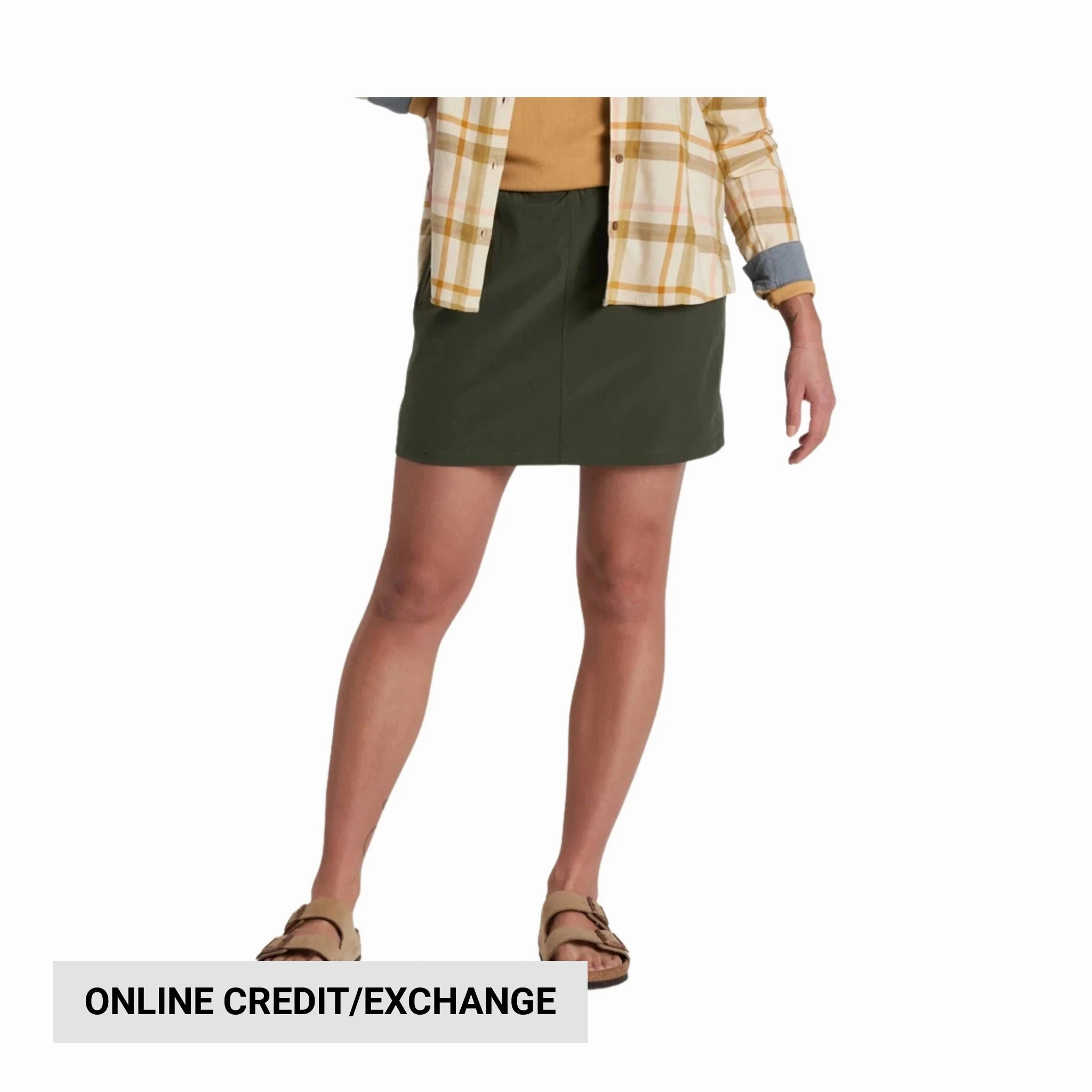 Kuhl Women's Freeflex Skort - Dark Moss Clean Outfit