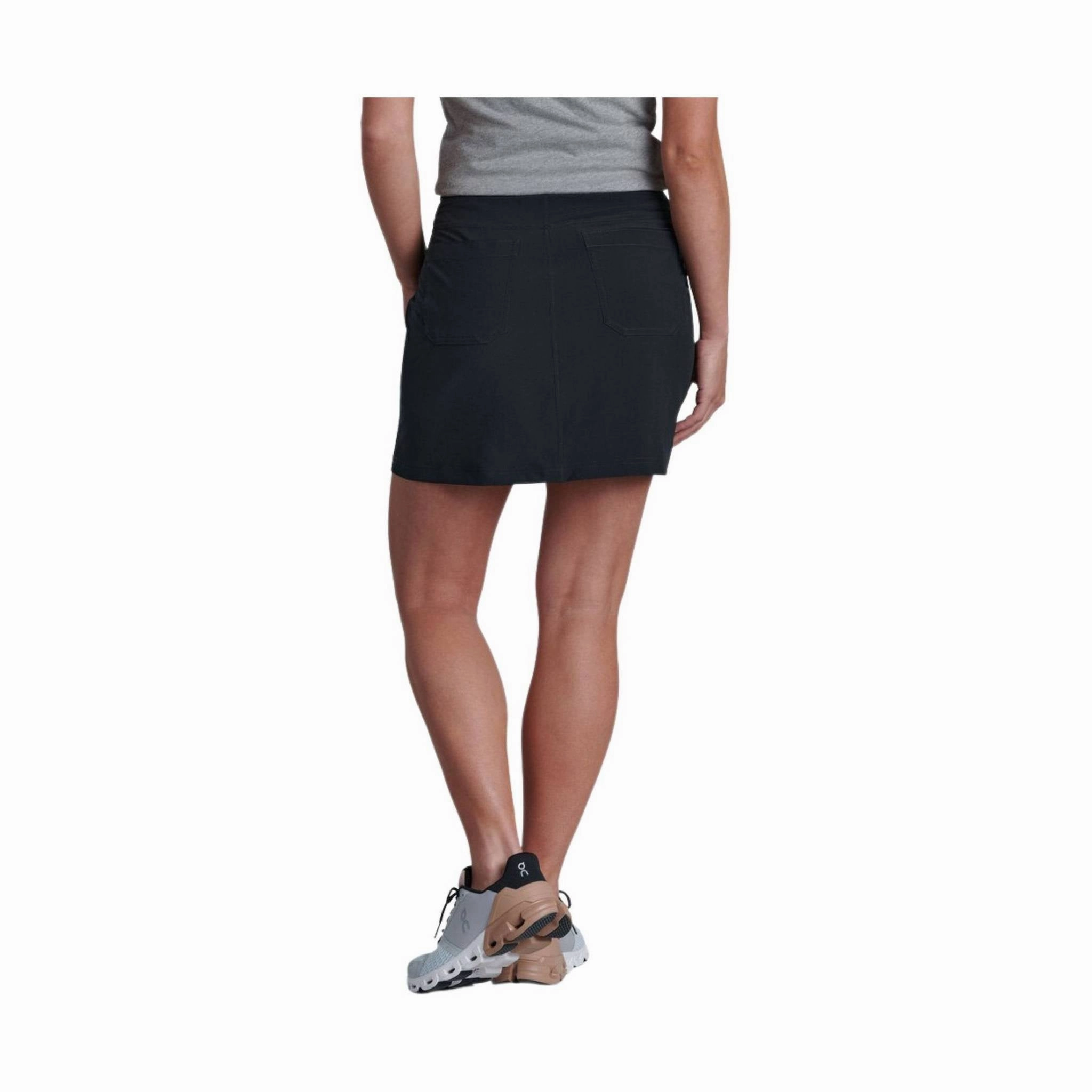 Kuhl Women's Vantage Skort - Black Removable Belt Comfort Wear